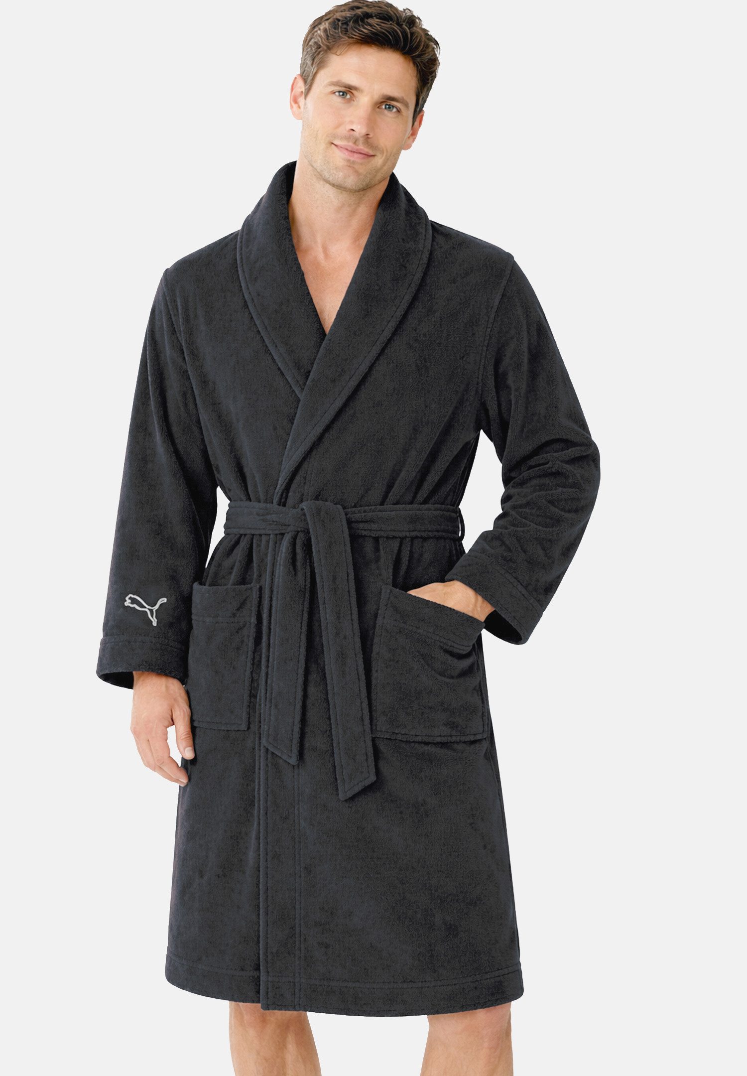 PUMA Bademantel TEAMADDITIONS BATHROBE, Baumwolle