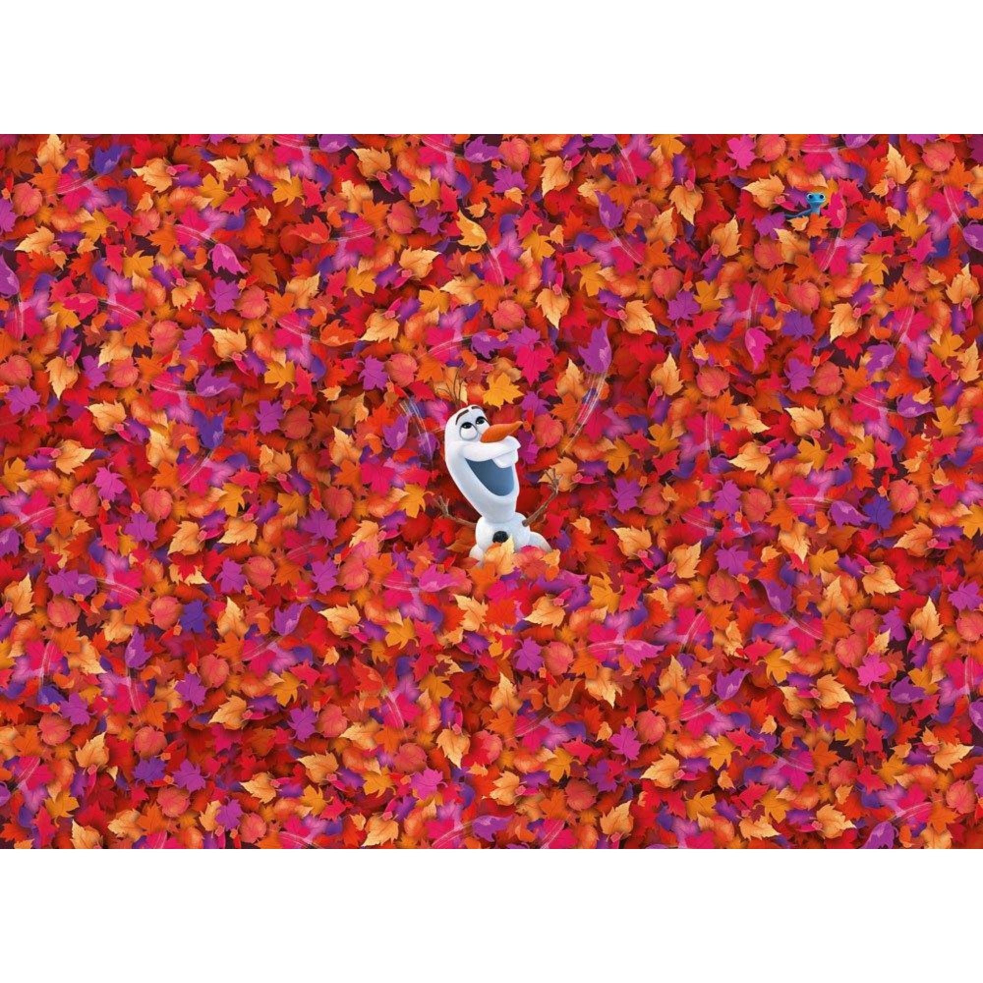 Clementoni® Puzzle Impossible Puzzle Olaf Frozen (1000 Teile) - Disney Die Eiskönigin, 1000 Puzzleteile