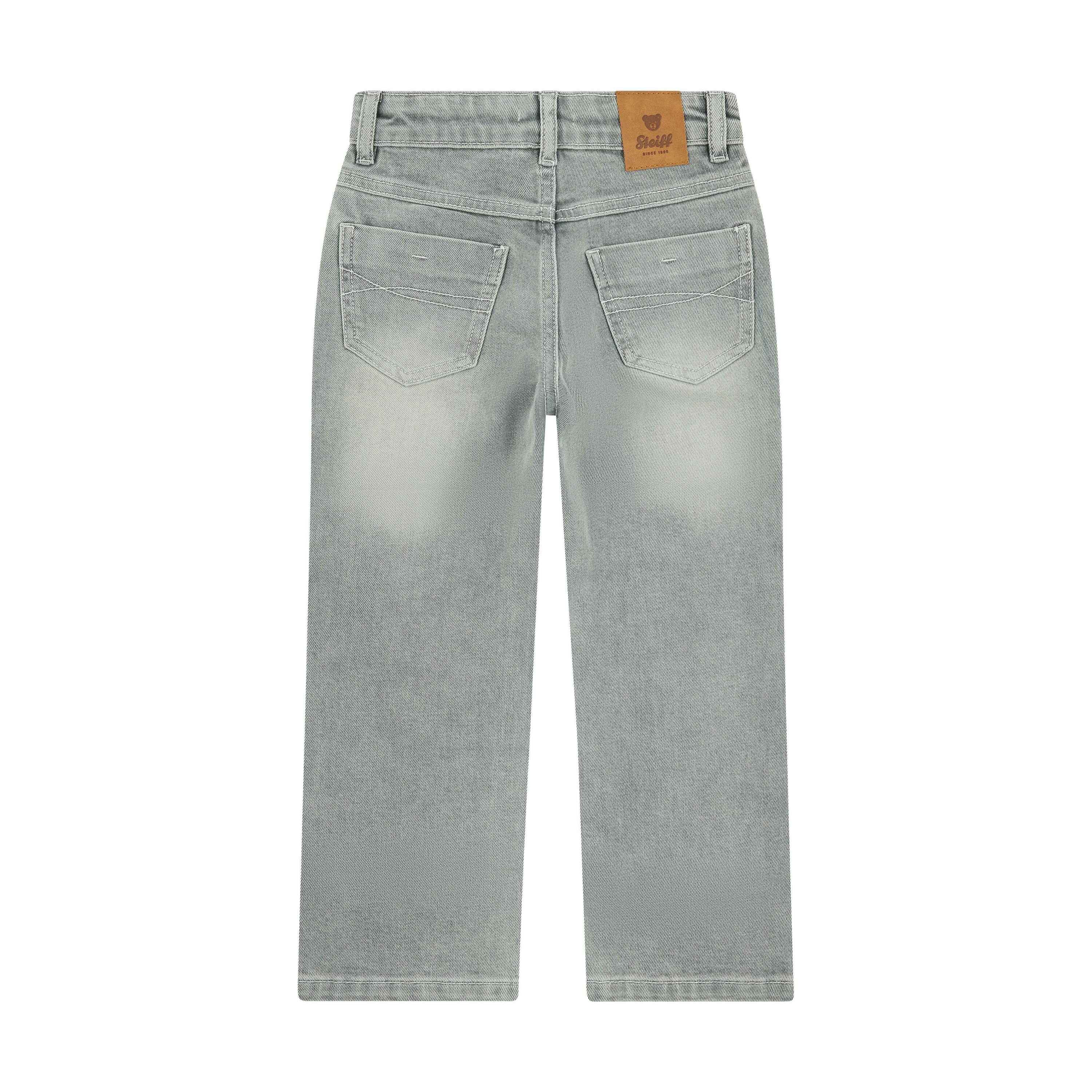 Steiff Regular-fit-Jeans Jeanshose Off to the Moon, verstellbarer Bund