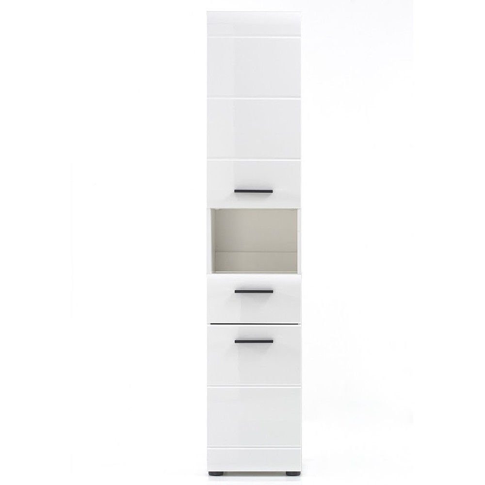 trendteam Hochschrank Skin Badschrank Standschrank Badezimmerschrank Badezimmerhochschrank