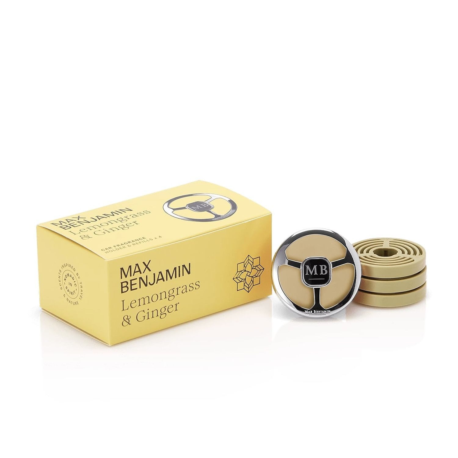 Max Benjamin Diffuser Autoduft Lemongrass & Ginger Geschenkset