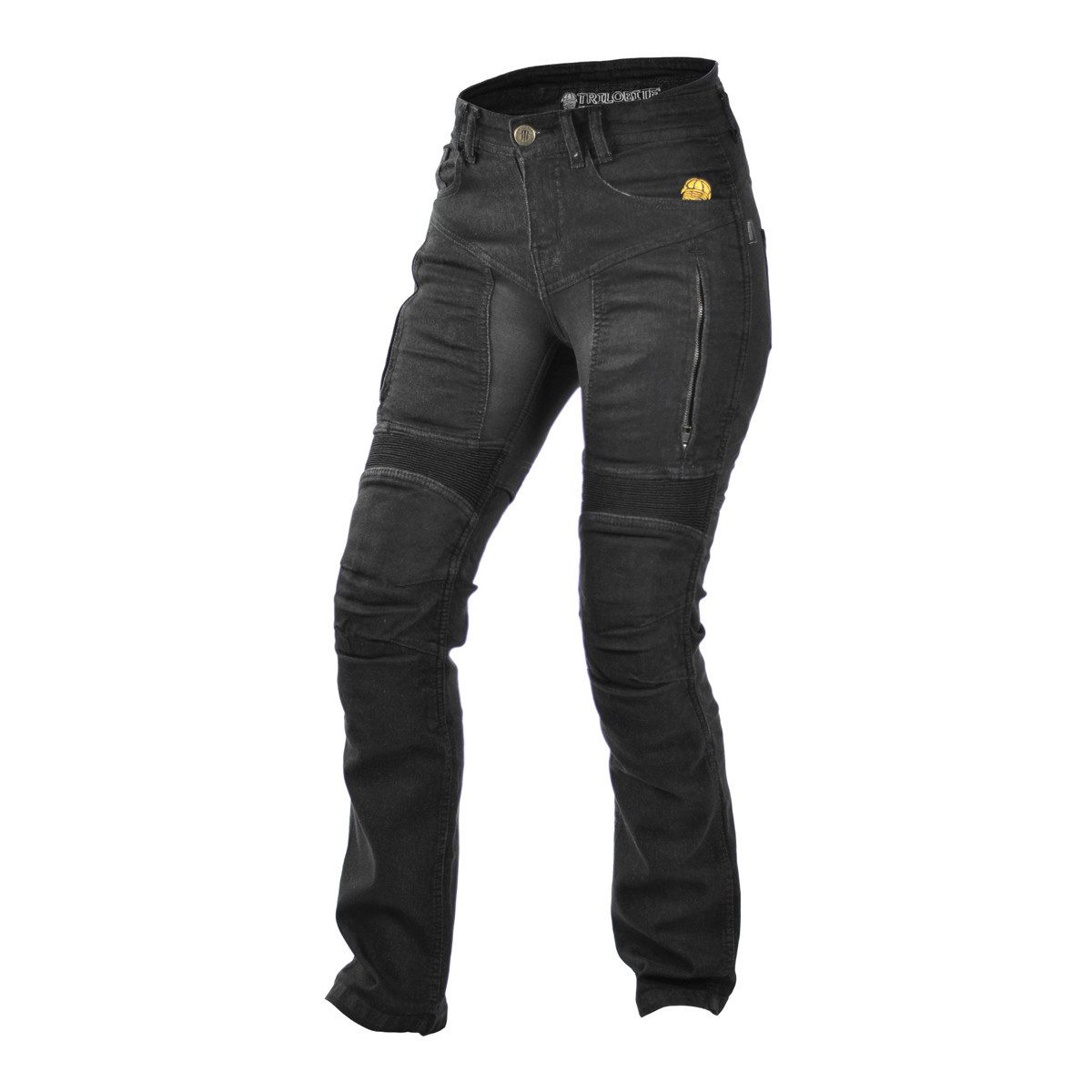 Trilobite Motorradhose Trilobite Parado Motorrad-Jeans Damen Schwarz Regular