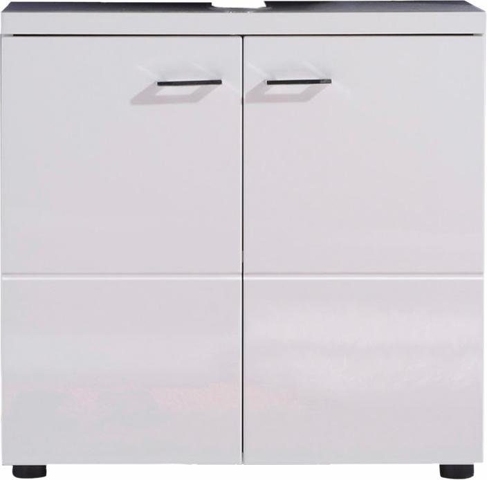 trendteam Waschbeckenunterschrank Nightlife Waschbeckenunterschrank mit 2 günstig online kaufen