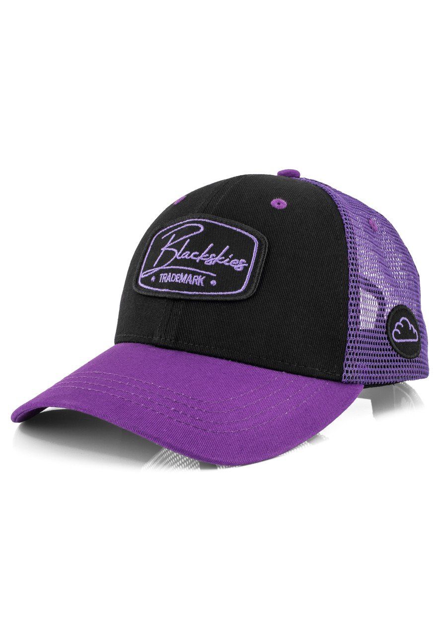 Blackskies Baseball Cap Race Baseball Cap Lila-Schwarz