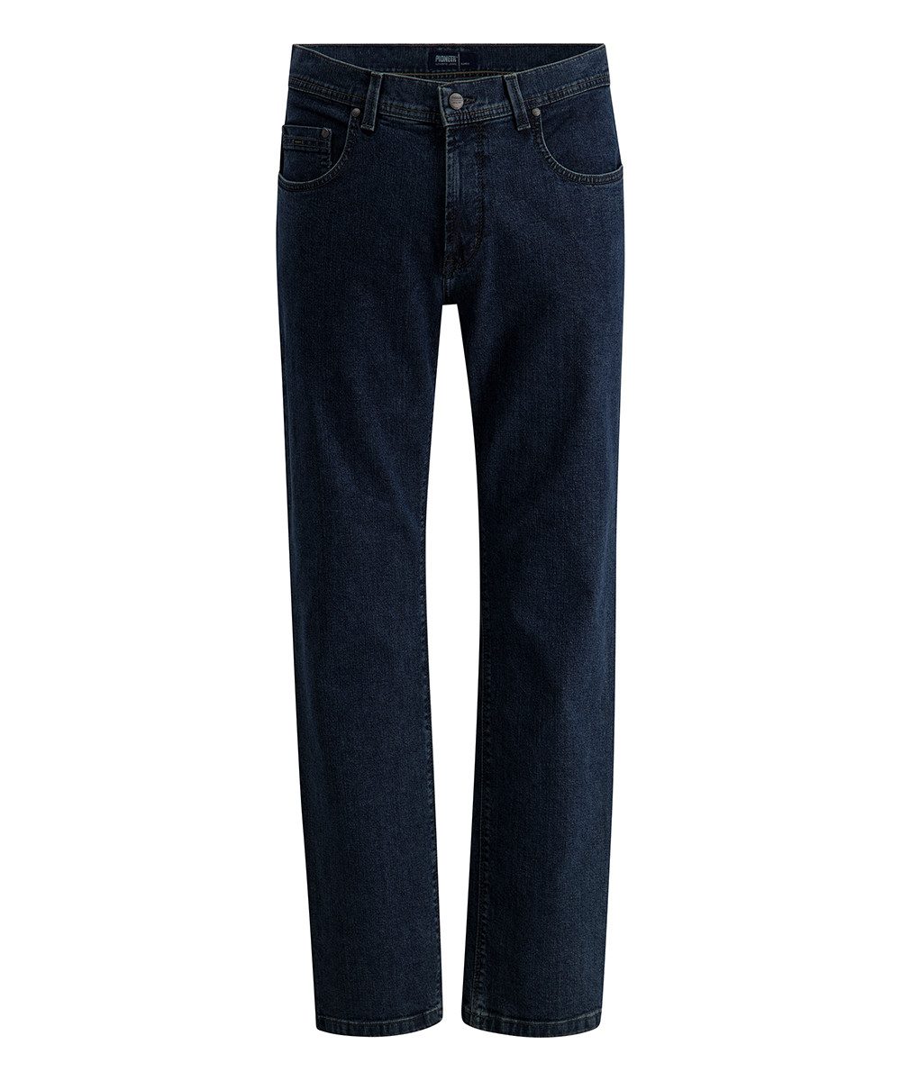 Pioneer Authentic Jeans 5-Pocket-Jeans PIONEER AUTHENTIC JEANS Herren Straight Leg Jeans Rando Regular Fit - normaler Beinverlauf - Blue Stretch Denim