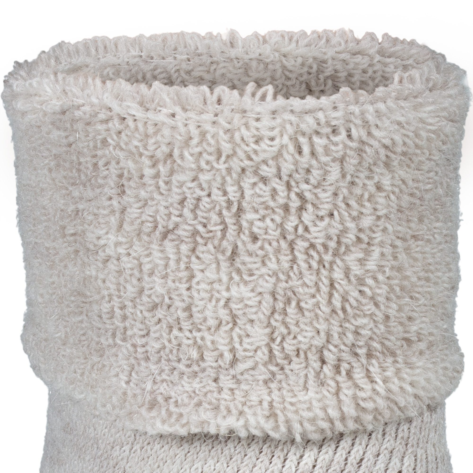 Black Snake ABS-Socken Alpaka Haussocken mit rutschfester Stoppersohle für Damen und Herren (Socken-Set, 2-Paar, Beige 35/38) wärmende Wollmischung mit Komfortb – Bild 3 von 5