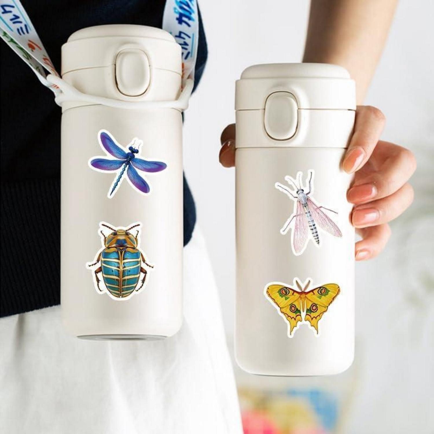 LuxusKollektion Laptop-Aufkleber Aufkleber Insekten 200 Stück wasserdicht Vinyl für Laptop Autos