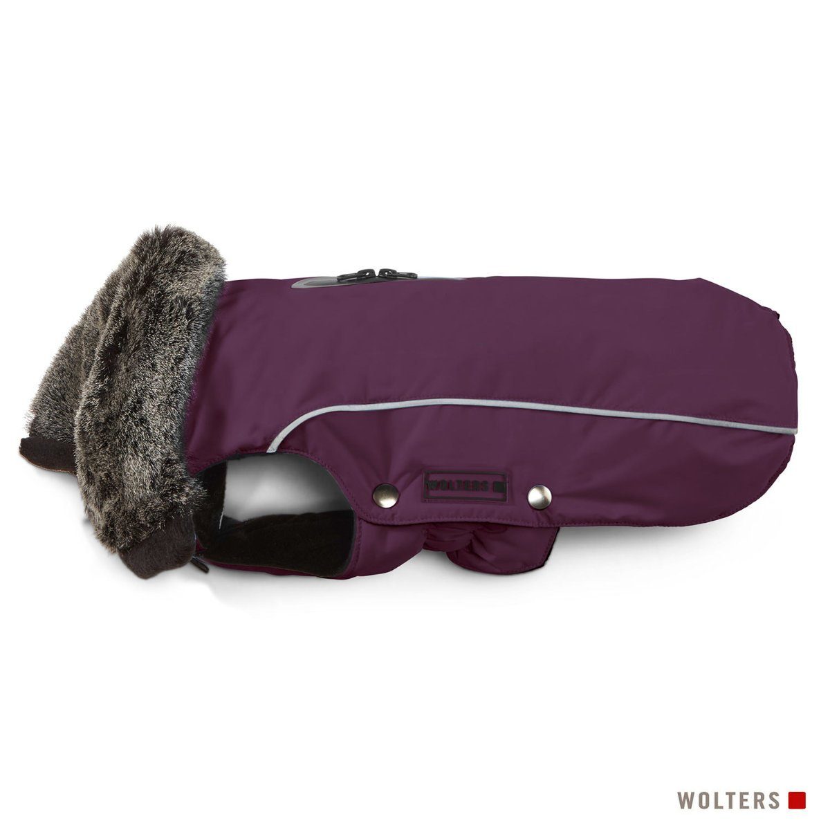 Wolters Hundemantel Winterjacke Amundsen brombeer