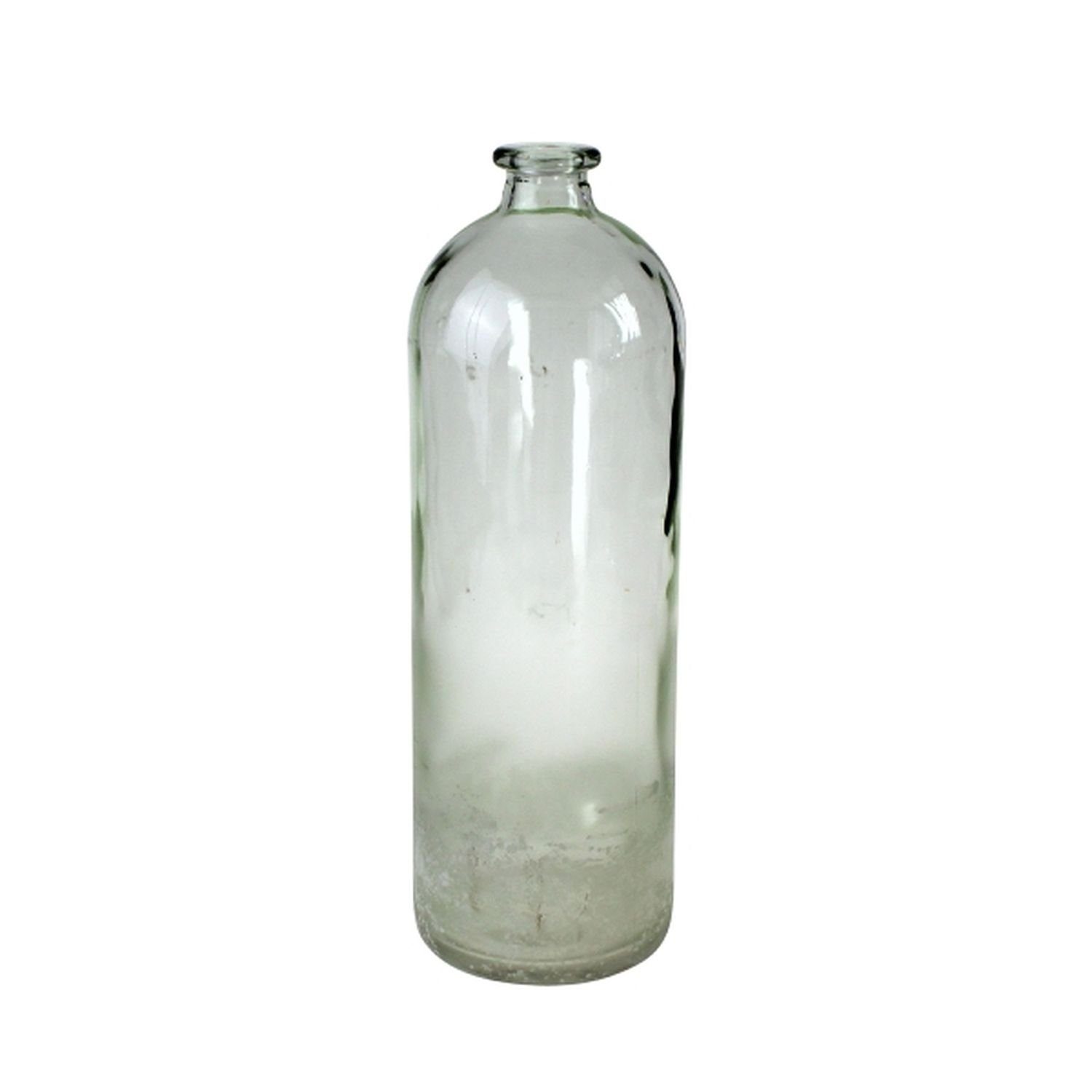 Werner Voß Dekovase Bodenvase Bottle - grün-gefrostet - Glas - 13,5x41 cm