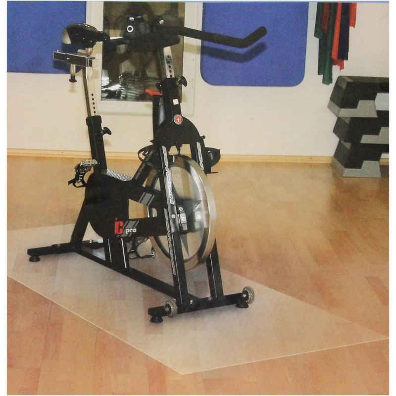 Friedola Bodenmatte »Universal Unterlegmatte für Fitnessgeräte Floor Safe transluzent 90x200x0,1 cm«