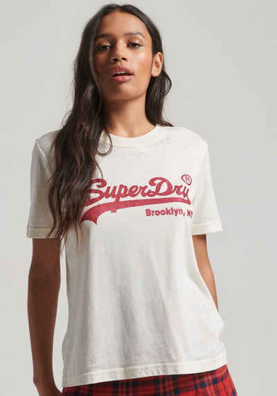 Superdry Rundhalsshirt EMBELLISHED VL T SHIRT