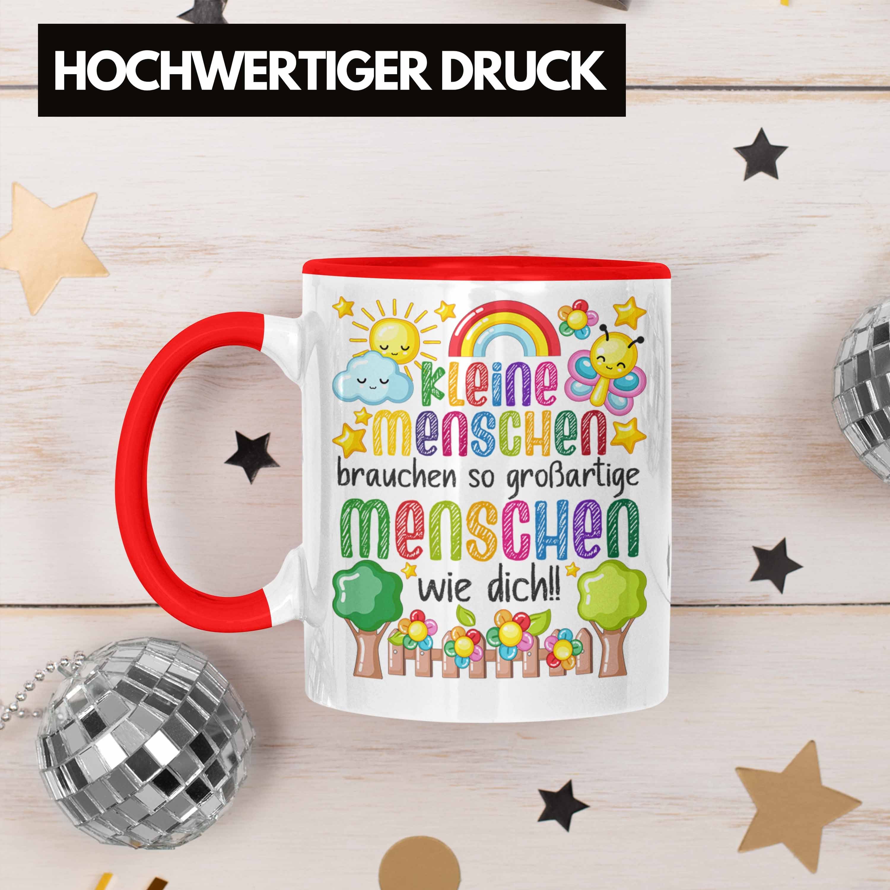 Trendation Tasse Trendation - Erzieherin Tasse Geschenk Danke Dankeschön Abschiedsgesch