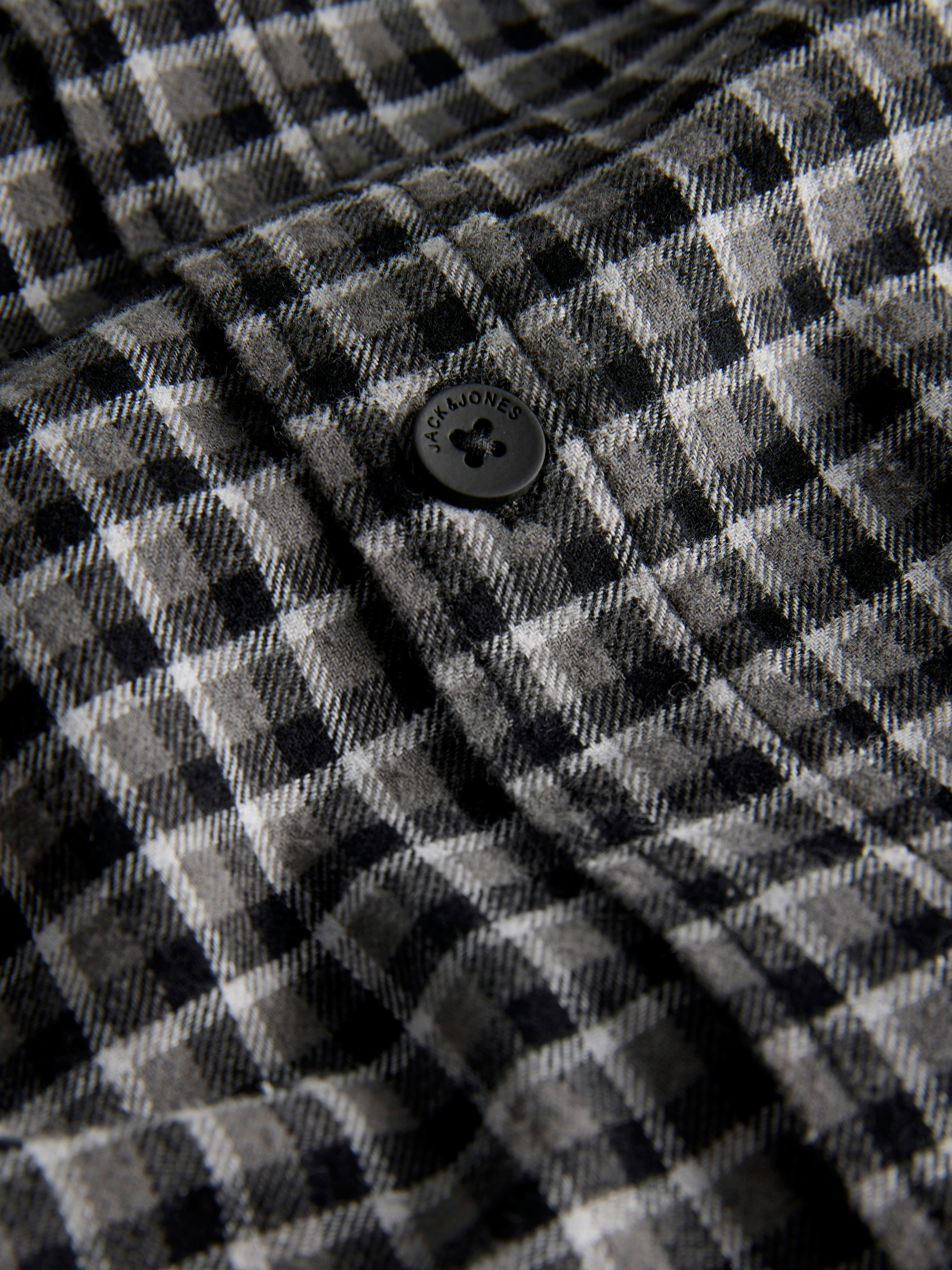 Jack & Jones PlusSize Langarmhemd JJCARTER CHECK SHIRT LS SN PLS Baumwolle, relaxed fit – Bild 5 von 5