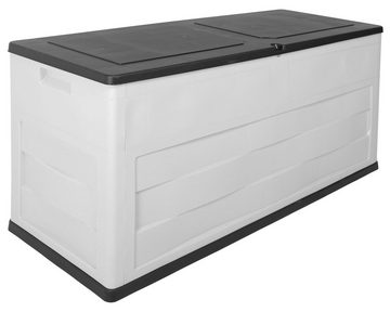 ONDIS24 Kissenbox Gartenbox Ambition grau anthrazit, Volumen ca. 320 L, angebrachte Rollen und Belüftung