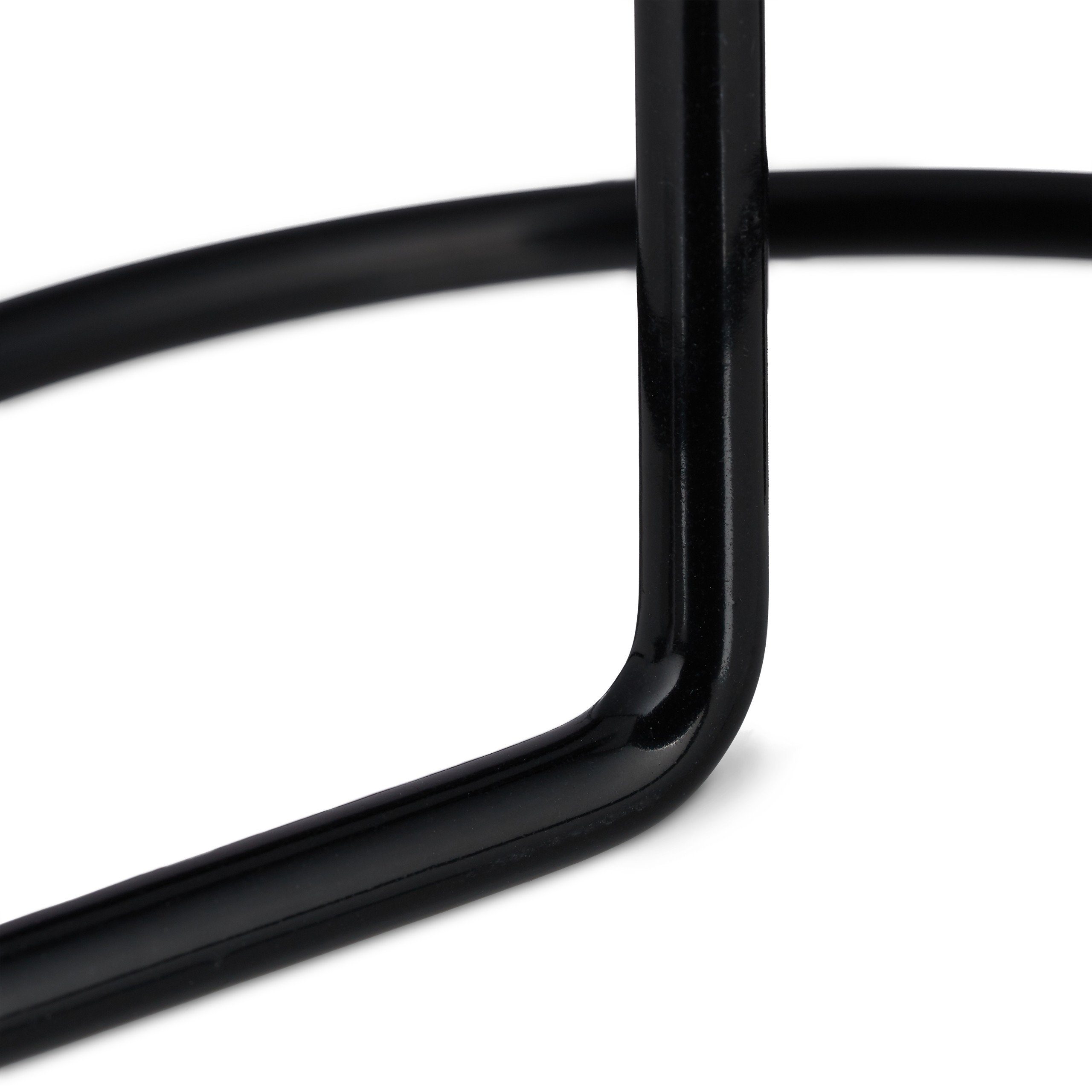 relaxdays Küchenrollenhalter 2er Set, schwarz