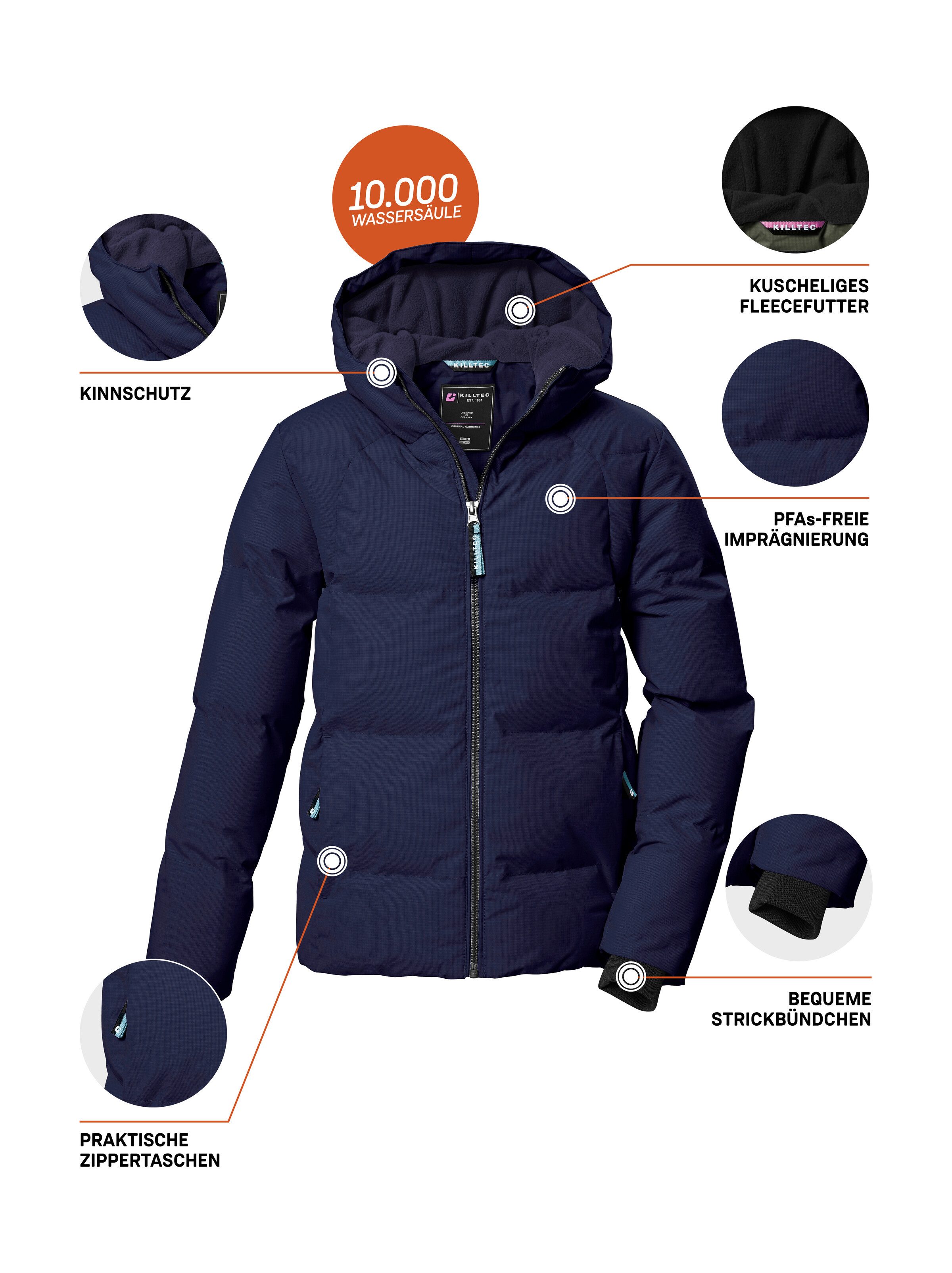 Killtec Steppjacke KOW 357 GRLS QLTD JCKT Wasserabweisende Mädchenjacke mit Kapuze, atmungsaktiv, warm