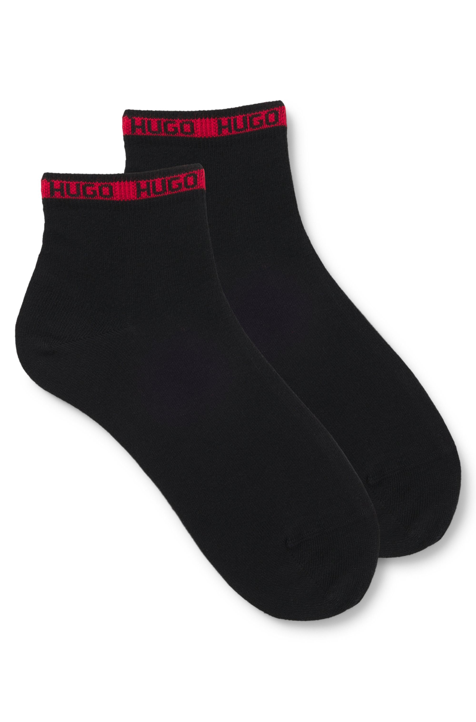 HUGO Freizeitsocken 2P SH TAPE CC 102 (Packung, 2er-Pack) mit HUGO-Logoschriftzügen