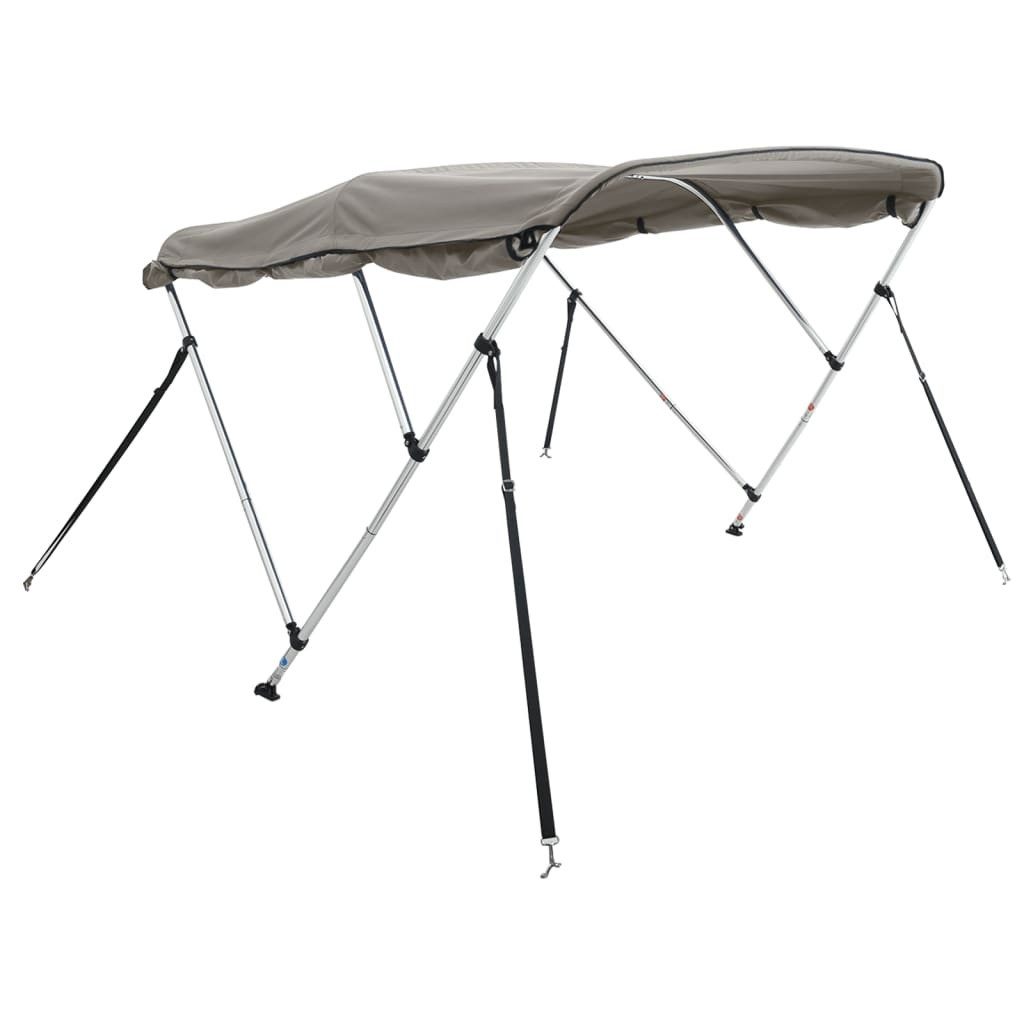 Thumbnail - vidaXL Bodenschutzplane 3-Bow Bimini-Top mit Seitenteilen 183x(170-182)x137 cm (1-St)