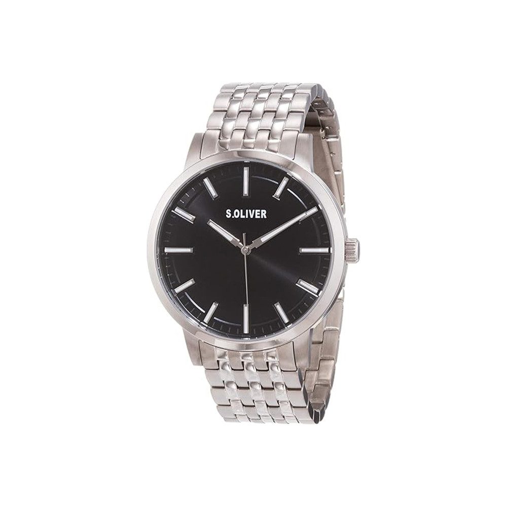 s.Oliver Quarzuhr s.Oliver Armbanduhr mit Titanarmband SO-4242-MQT, s.Olive günstig online kaufen