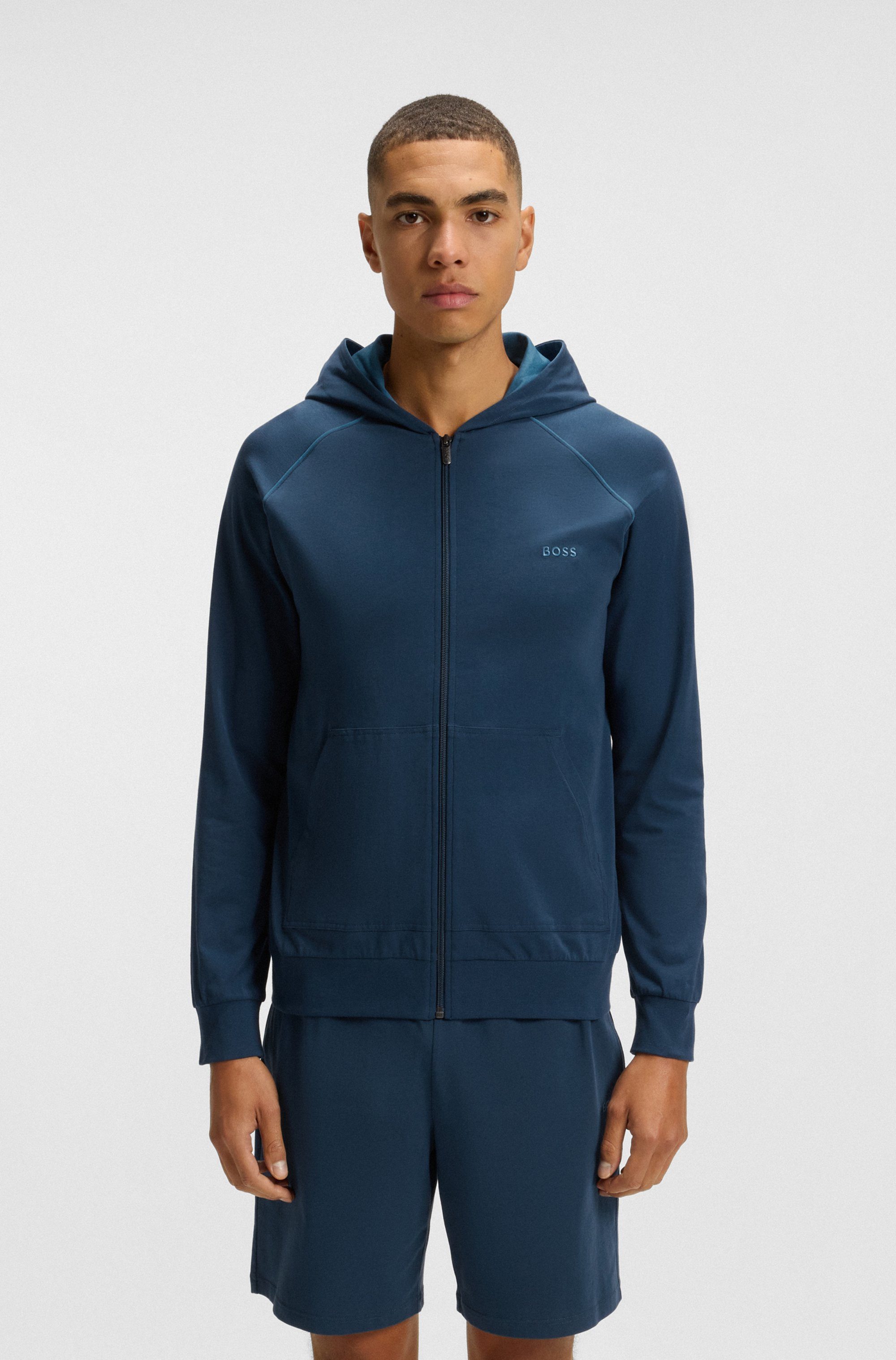 BOSS Kapuzensweatjacke Mix&Match Jacket H mit günstig online kaufen