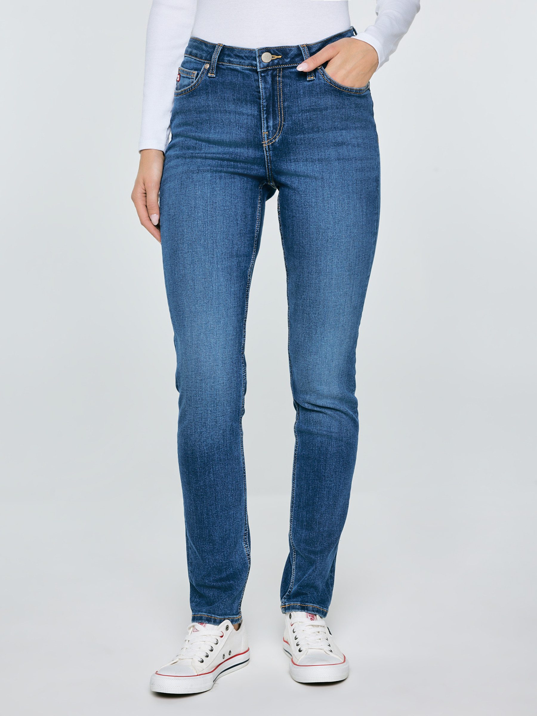 BIG STAR Slim-fit-Jeans KATRINA HIGH WAIST hohe Leibhöhe
