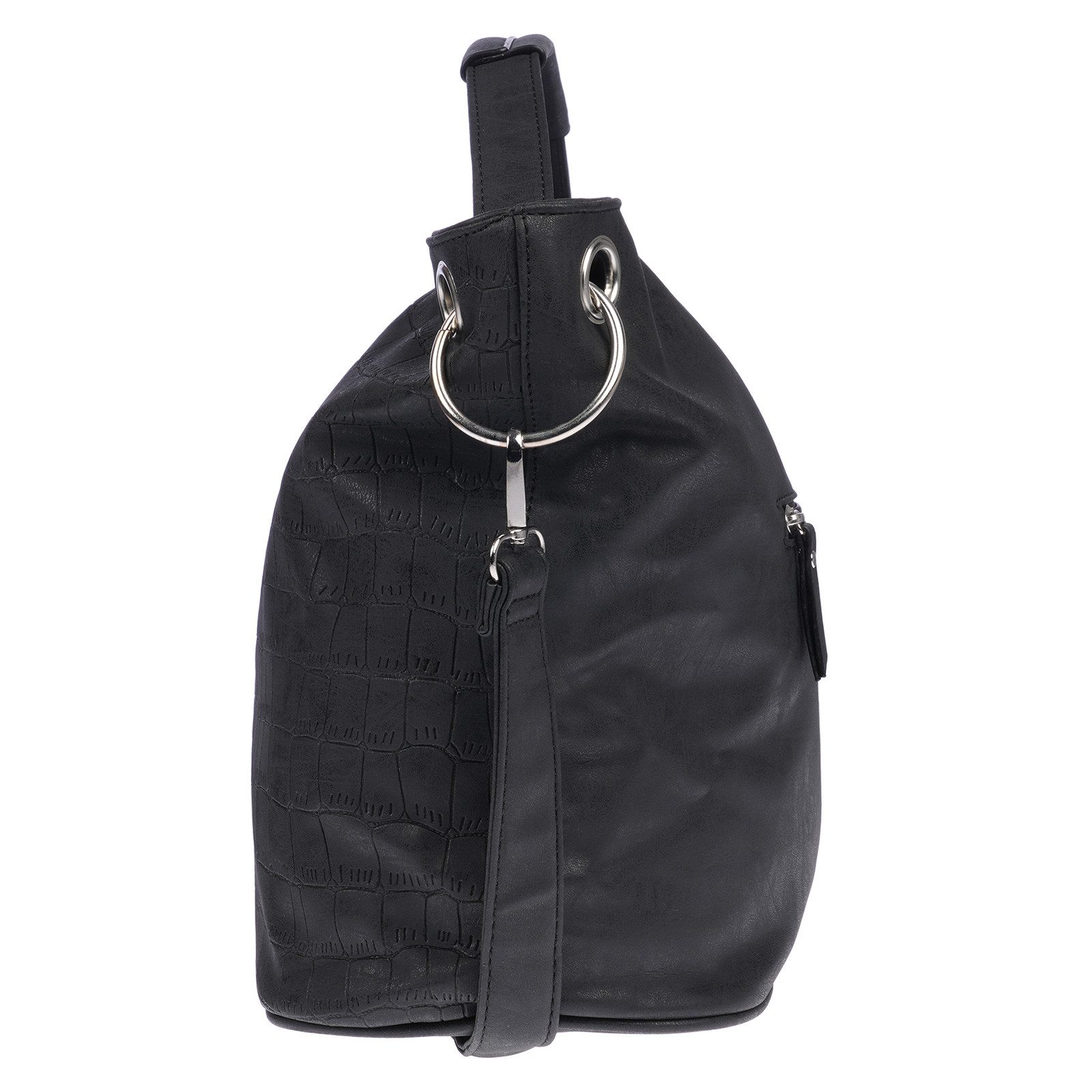 Christian Wippermann Umhängetasche Damen Tasche Schultertasche Umhängetasche Crossover Bag Olive, Leder Optik Handtasche