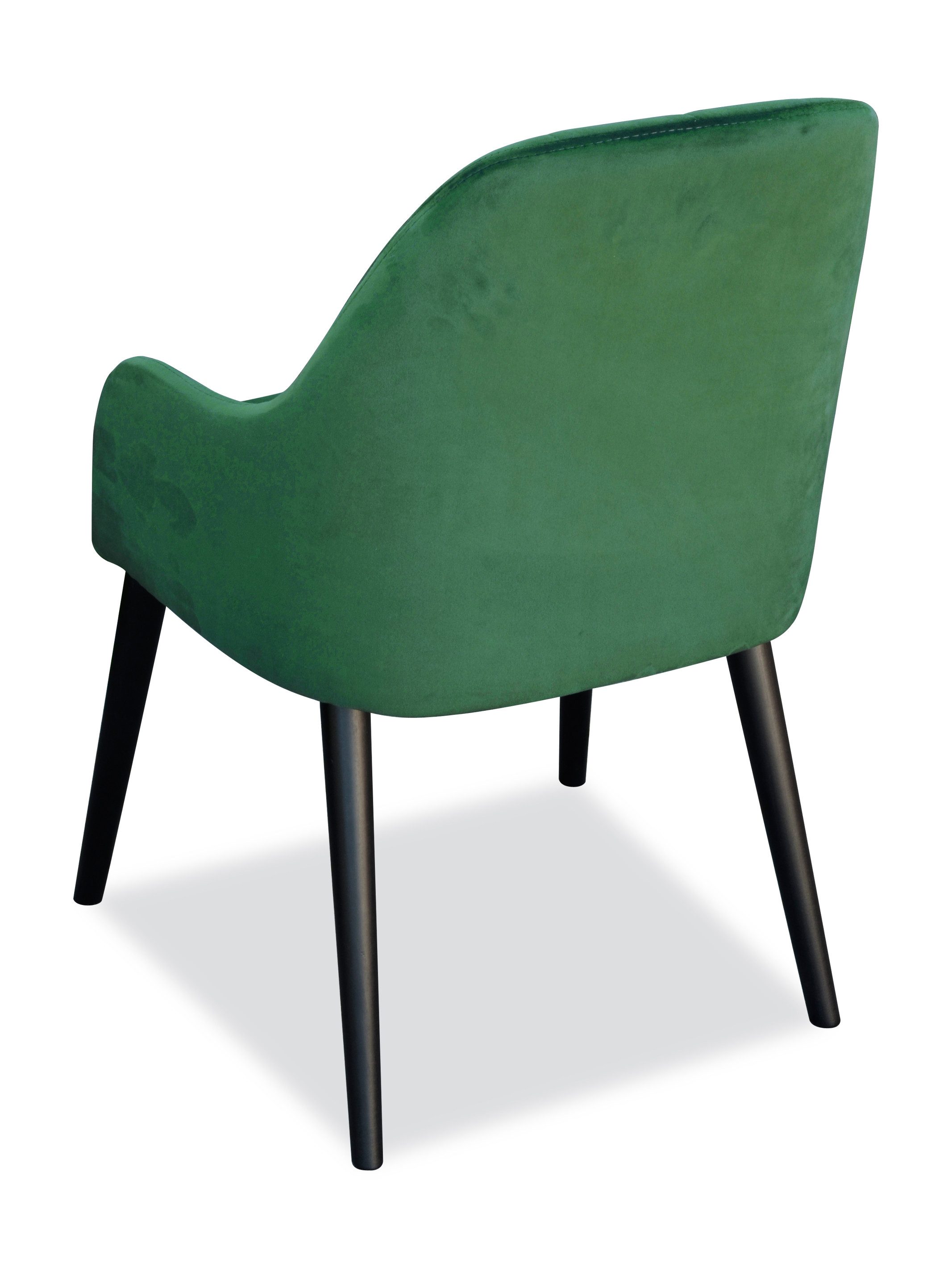Xlmoebel Sitzgruppe Esszimmerstühle aus Stoff mit Holzgestell und ergonomischer Formgebung, (Stühle, 8-tlg., 8x Stühle), Hergestellt in Europa