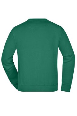 James & Nicholson Sweatshirt Strapazierfähiger Workwear Pullover für Arbeit & Beruf JN840 Klassisches Rundhals-Sweatshirt