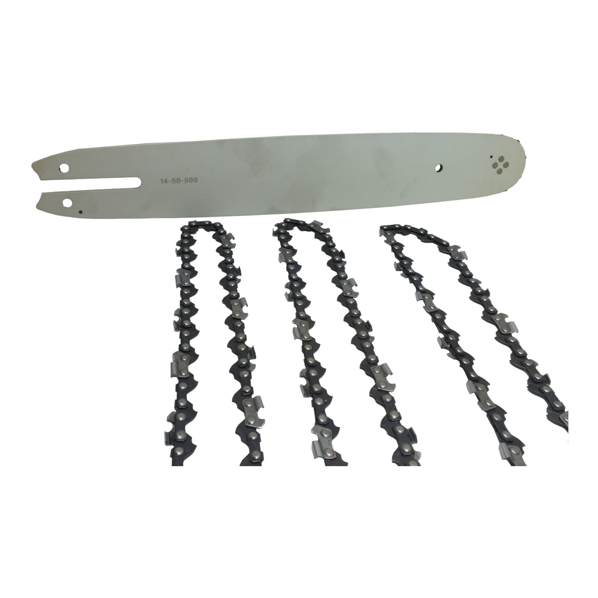 Fritz Krug Ersatzkette Set 3 Stück Profi C Sägeketten 325 1.6 mm 62 + Führungsschiene