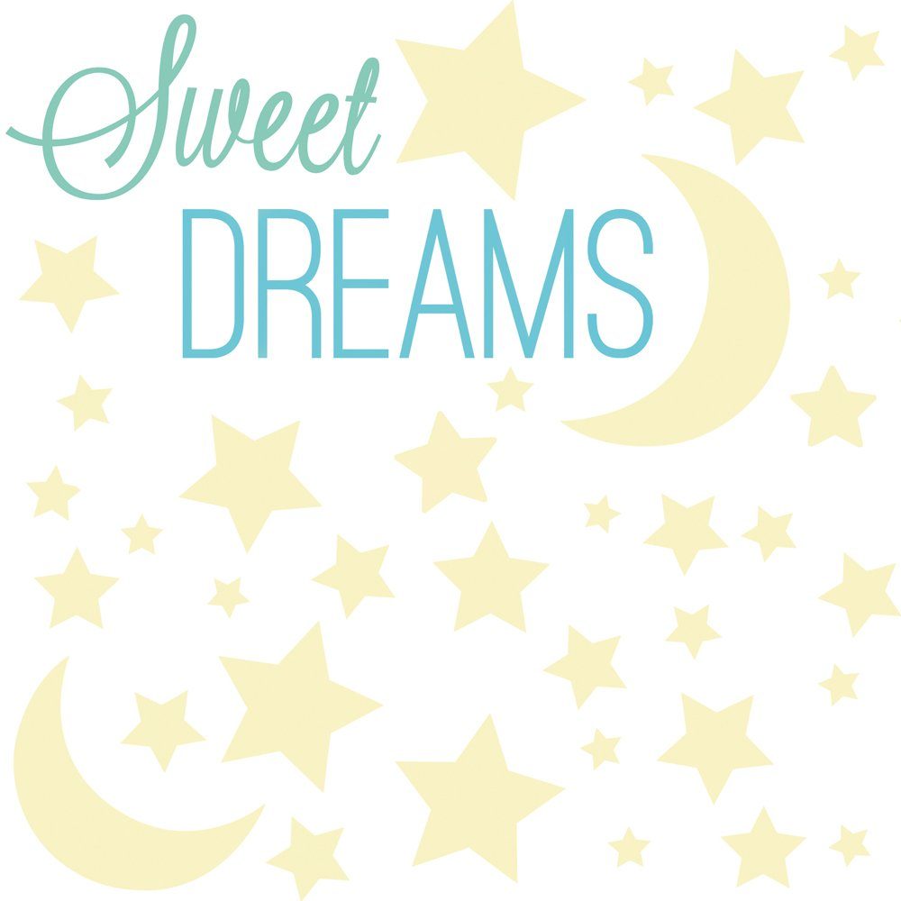 RoomMates Wandsticker Sweet Dreams leuchtend