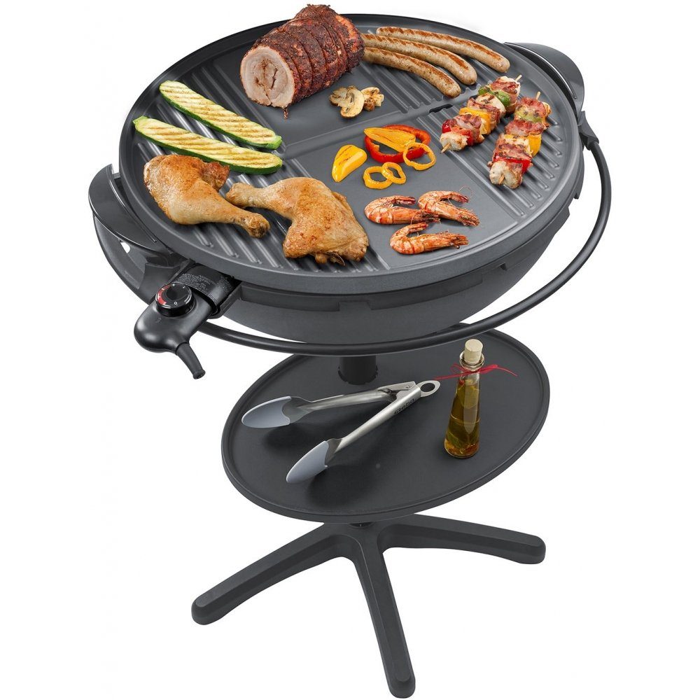 Steba Elektro-Standgrill VG 400 - Barbecue Elektrogrill - schwarz/rot, 2200 W