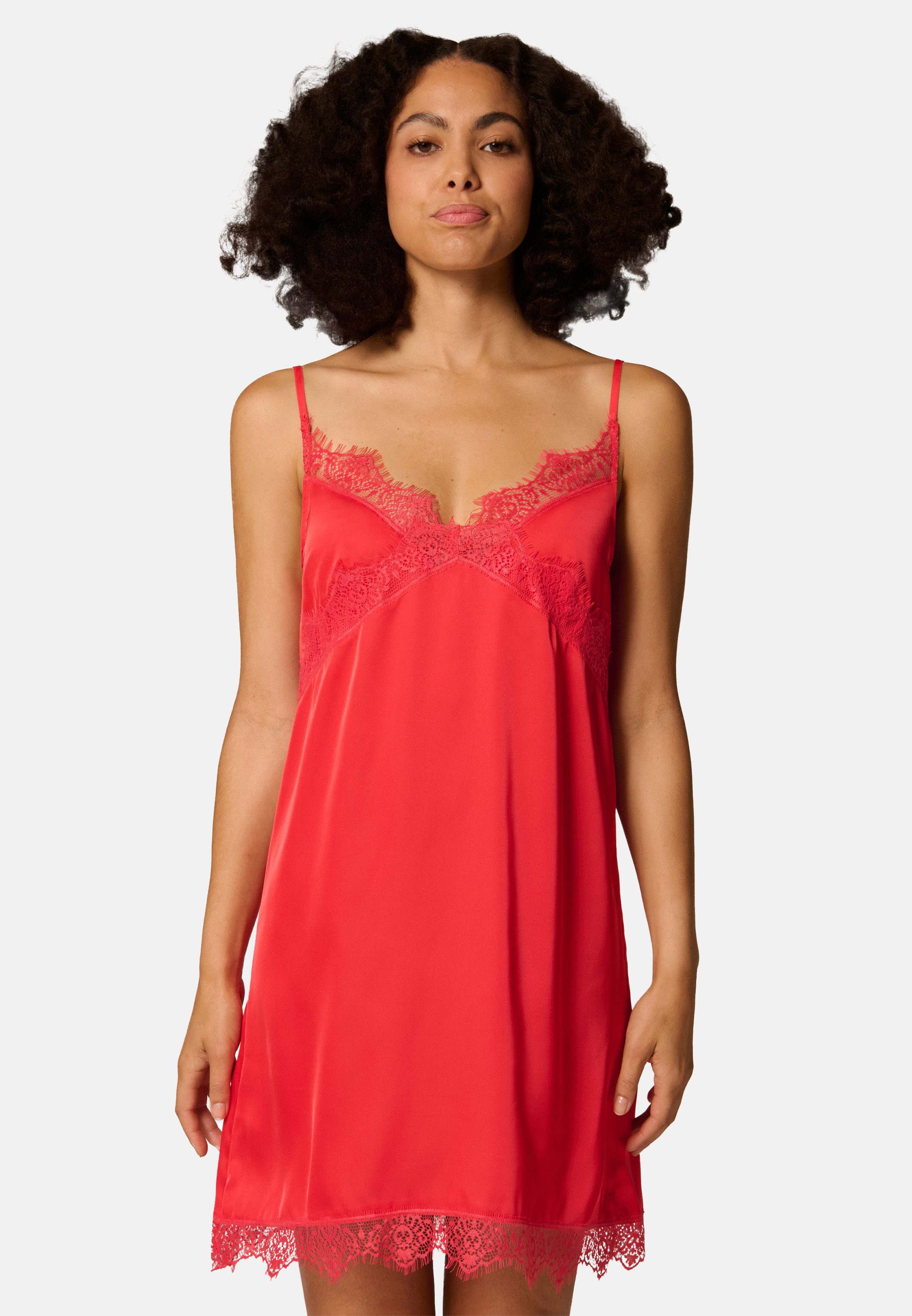 SIMONE PERELE Negligé Satin Secrets (1-tlg) Neglige - Blickdicht - Negligé aus zartem Satin