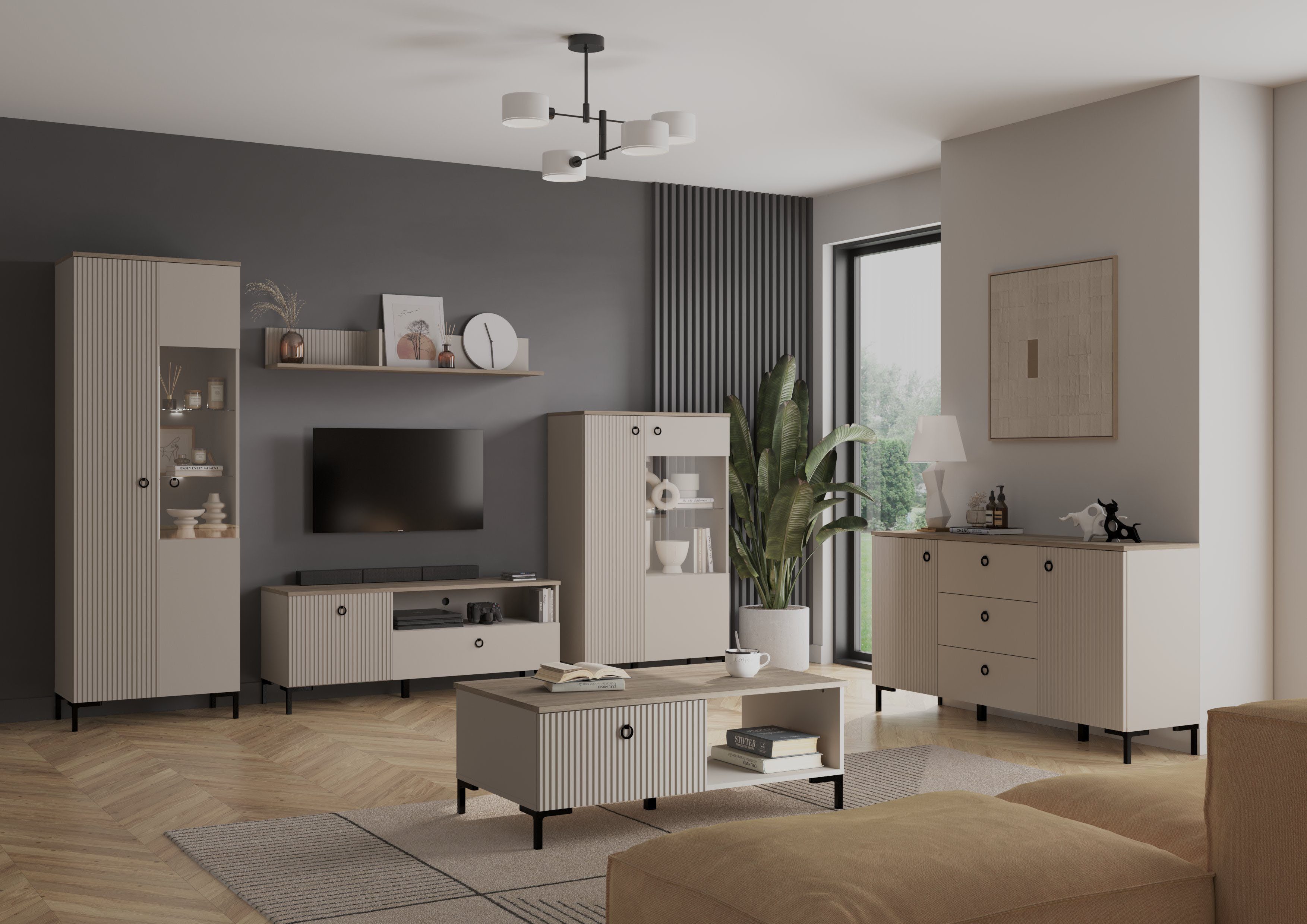 Home affaire Sideboard Luminara (1 St), günstig online kaufen