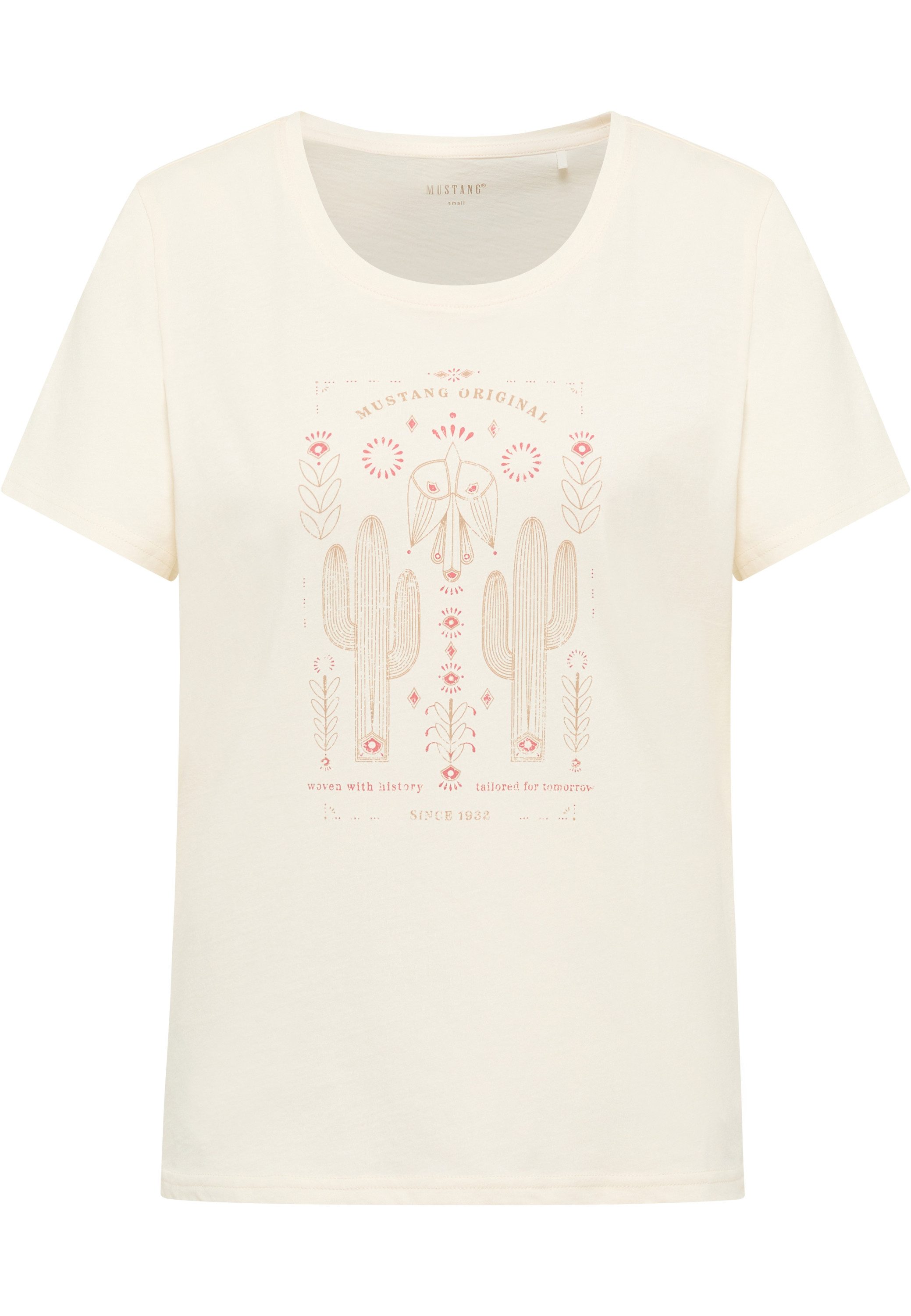 MUSTANG Kurzarmshirt Damen Style Alma