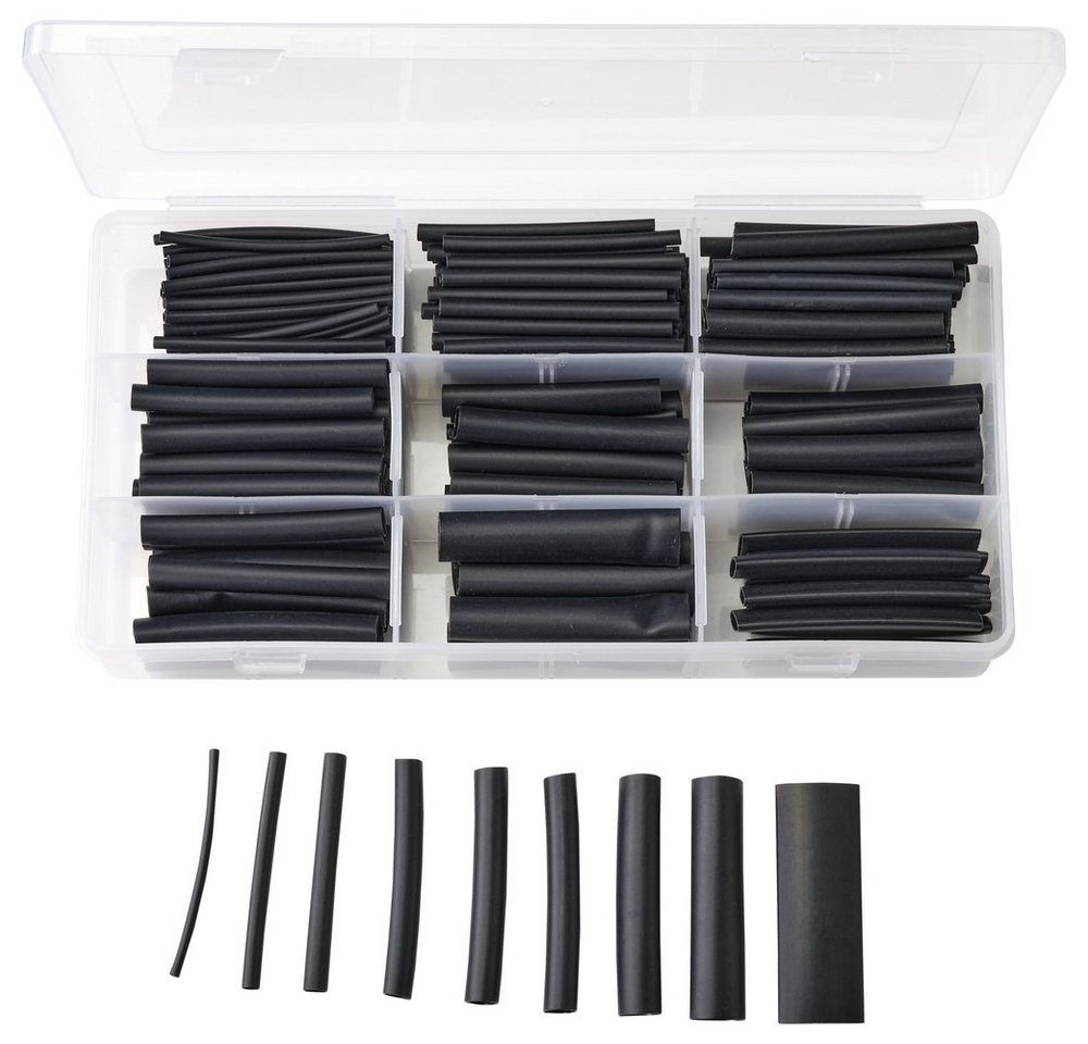 Thumbnail - TRU COMPONENTS Schrumpfschlauch TRU COMPONENTS TC-9508152 Schrumpfschlauchsortiment Schwarz Schrumpf, (300-ST)