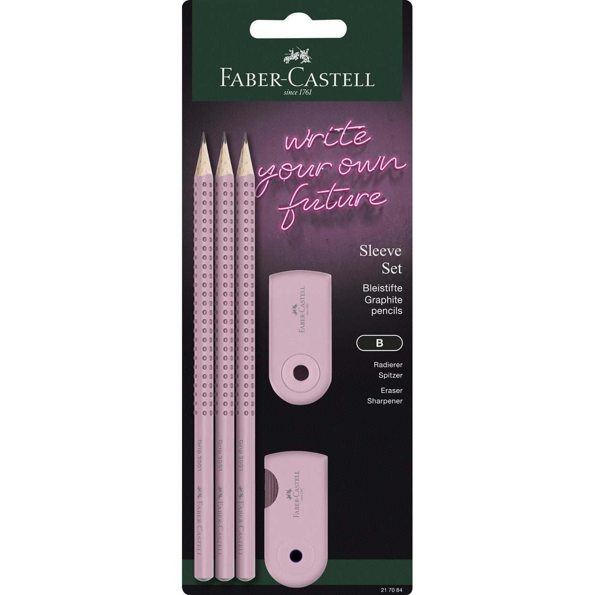 Faber-Castell Bleistift FABER-CASTELL Sleeve Set rose shadows