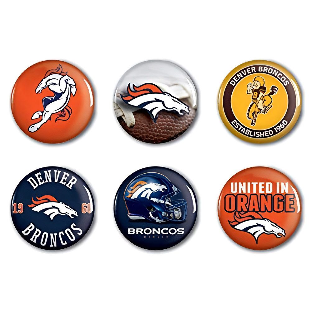 Denver Broncos Button