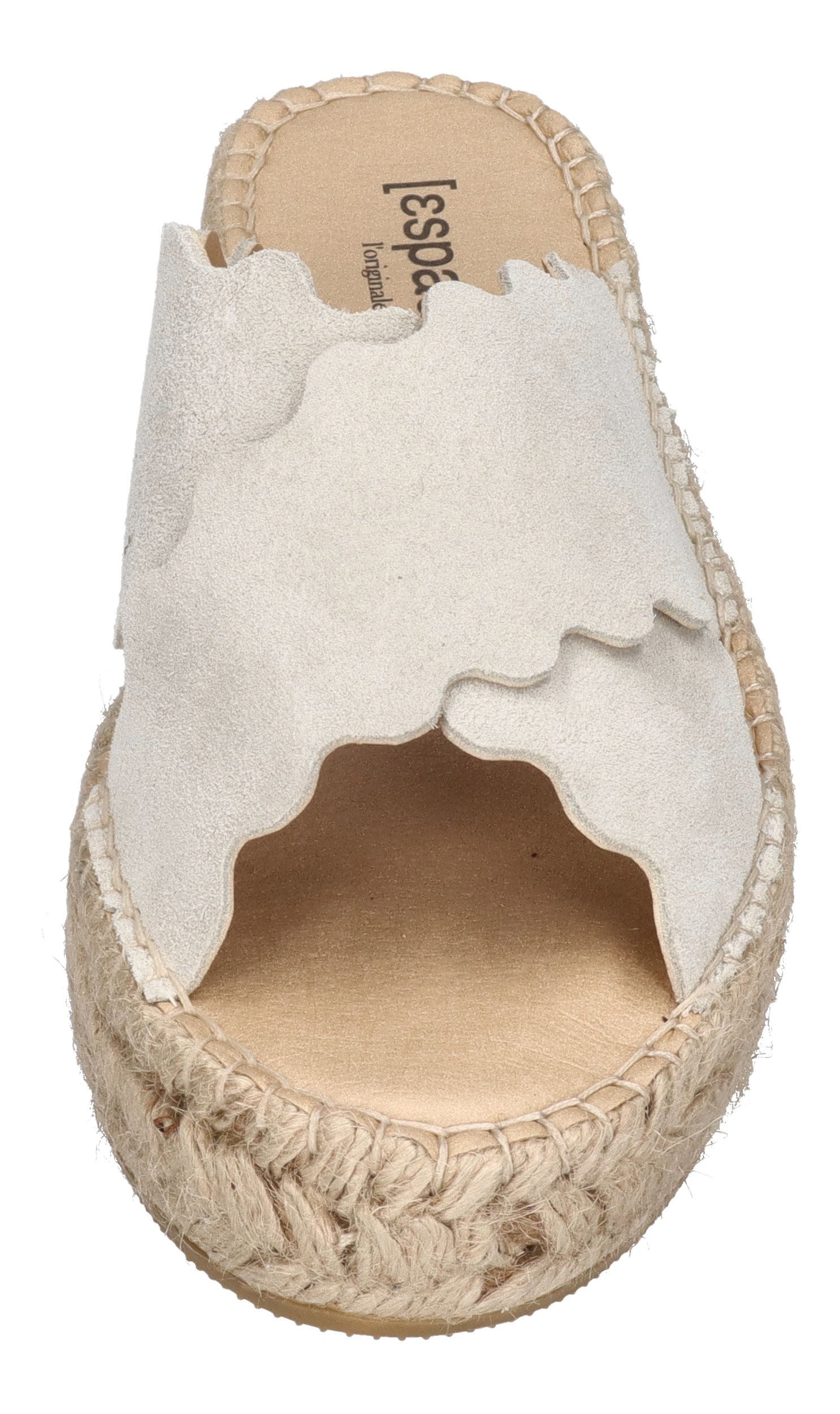 espadrij l´originale LYON CROISETTE VELOUR Pantolette Sand