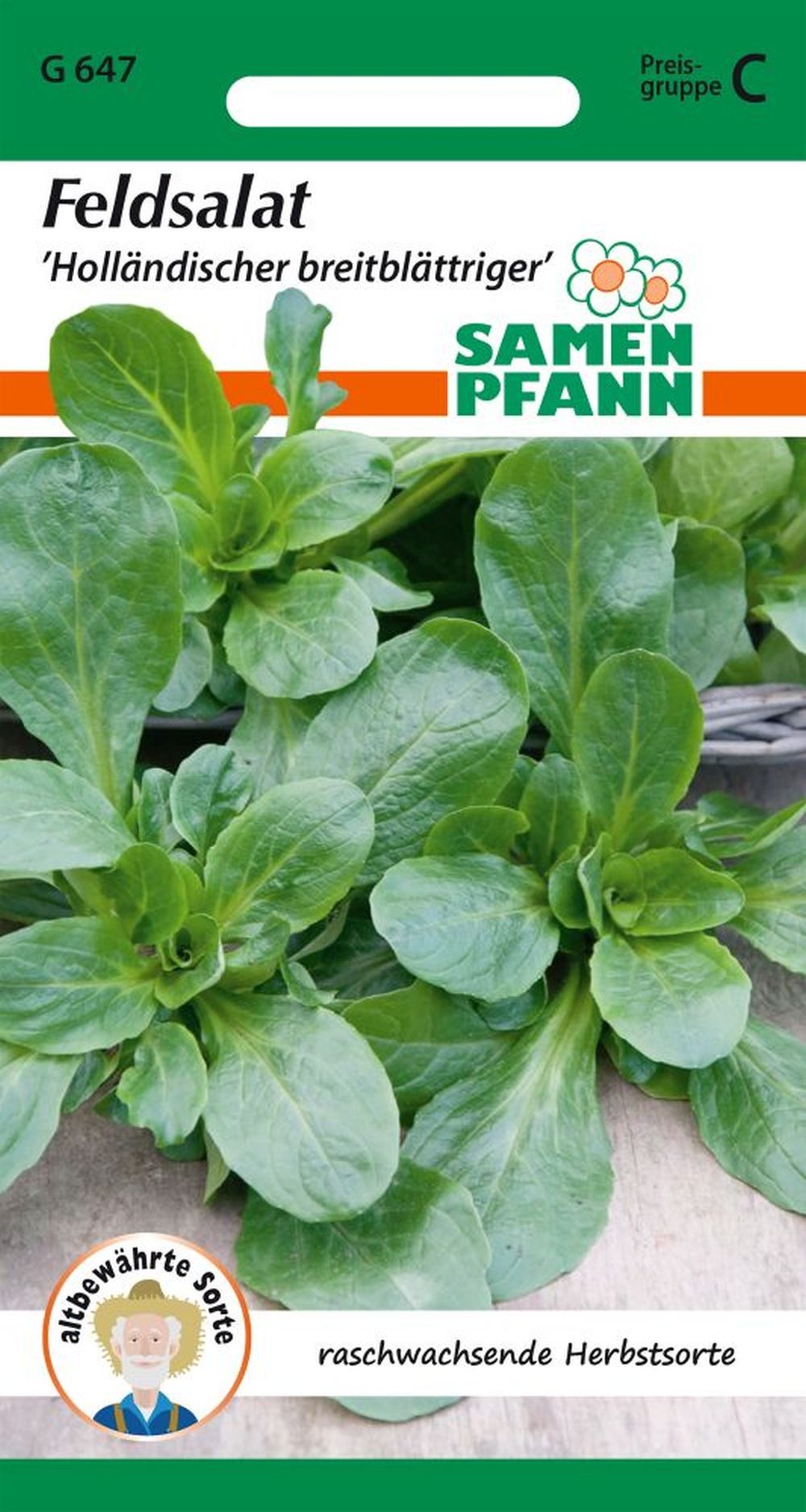 SAMEN PFANN Gemüsesamen Feldsalat, Holländischer Breitblättriger Saatgut Sa günstig online kaufen