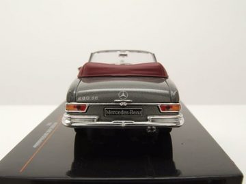 ixo Models Modellauto Mercedes 280 SE 3.5 W111 Cabrio 1969 grau metallic Modellauto 1:43, Maßstab 1:43