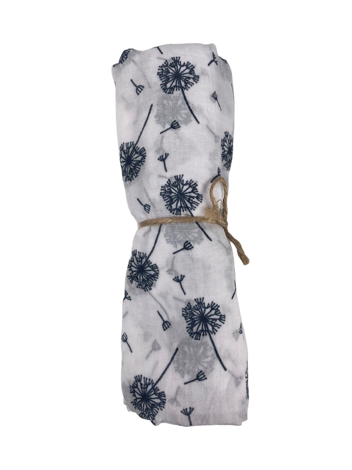 Taschen4life Loop Schal 731, (Set, Loopschal 1x weiß + 1x farbig, 2er Set), Löwenzahn Muster