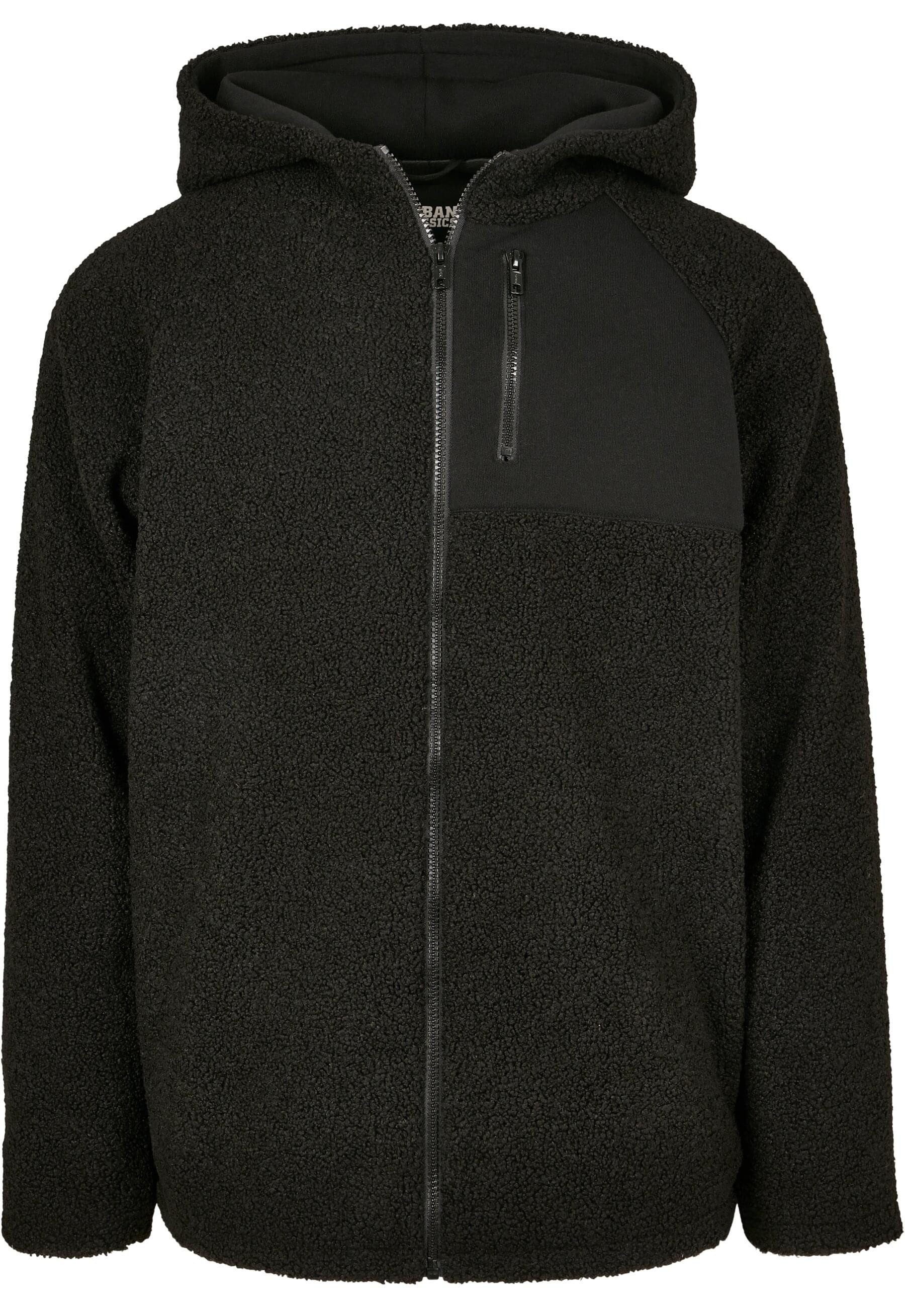 Allwetterjacke Urban Classics Herren Hooded Sherpa Zip Jacket