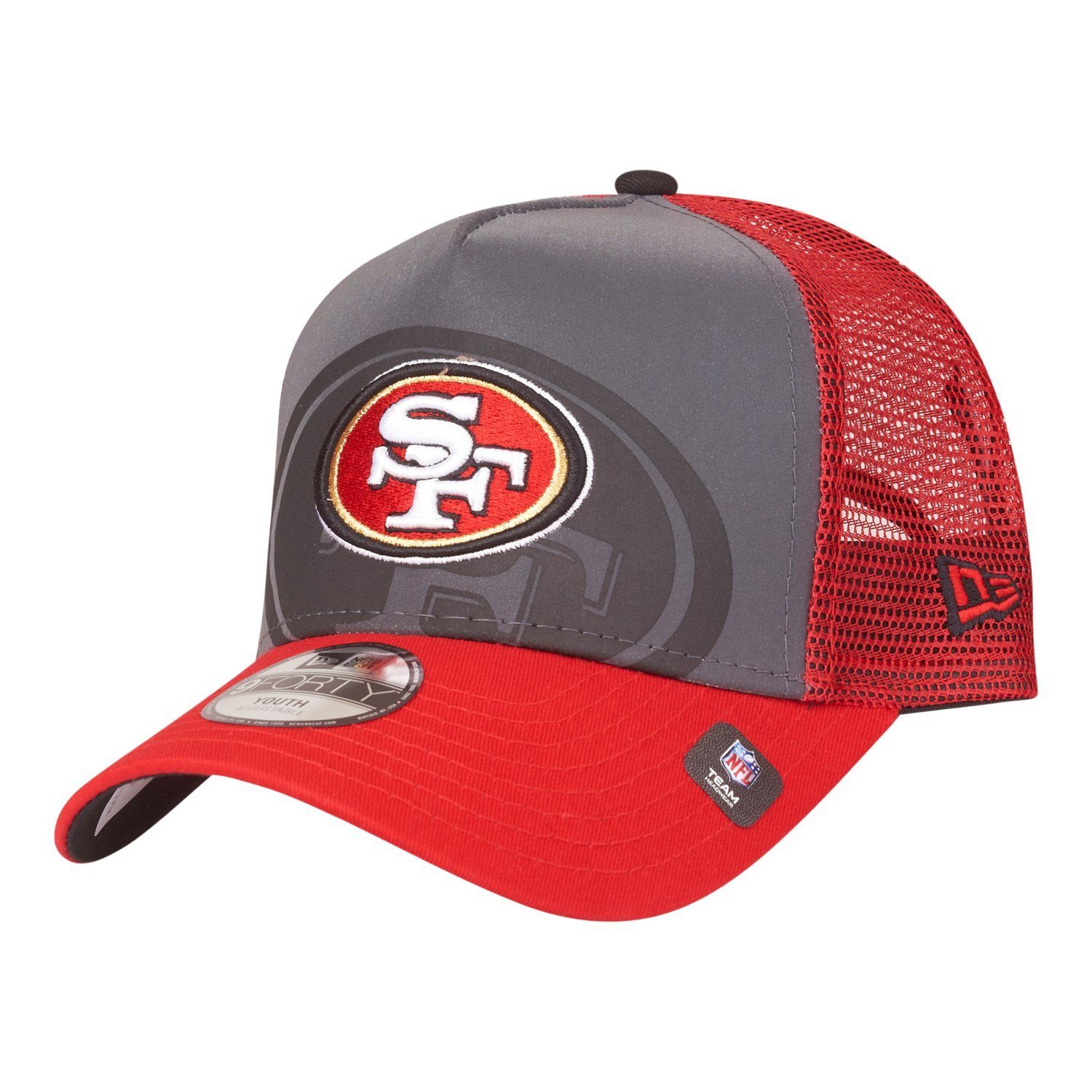 New Era 49ers Trucker Baseball Cap San Francisco AFrame NFL Teams