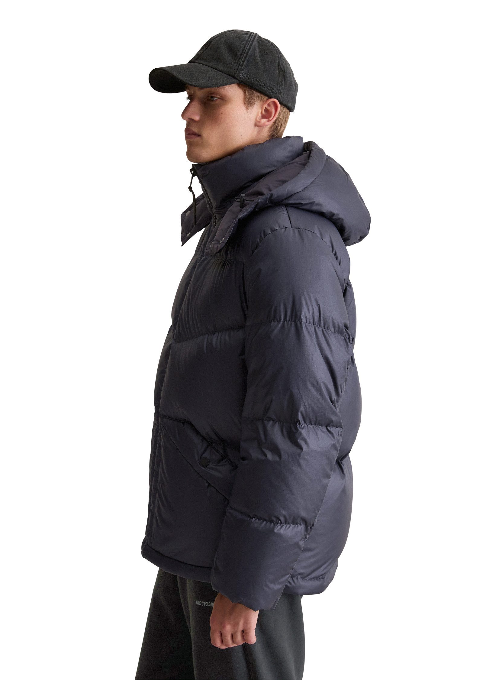 Marc O'Polo DENIM Outdoorjacke mit abnehmbarer Kapuze günstig online kaufen