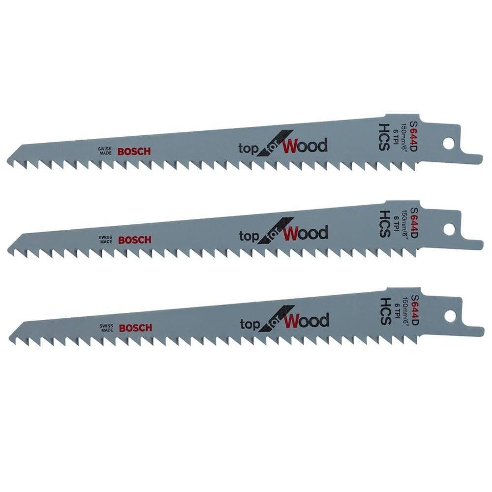 Bosch Home & Garden Säbelsägeblatt Keo 3er Sägeblatt Set