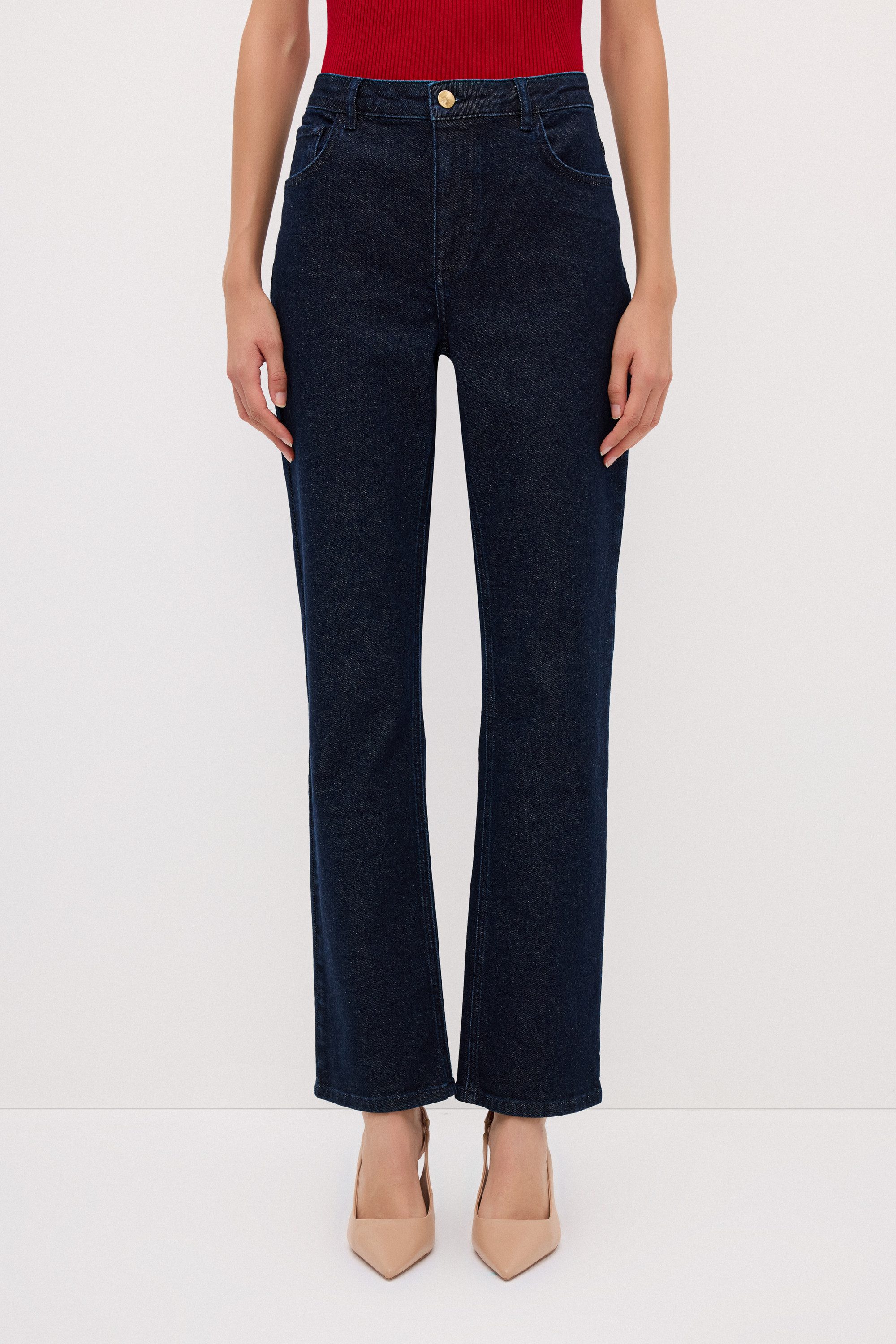 adL Bootcut-Jeans Gerade geschnittene Jeans