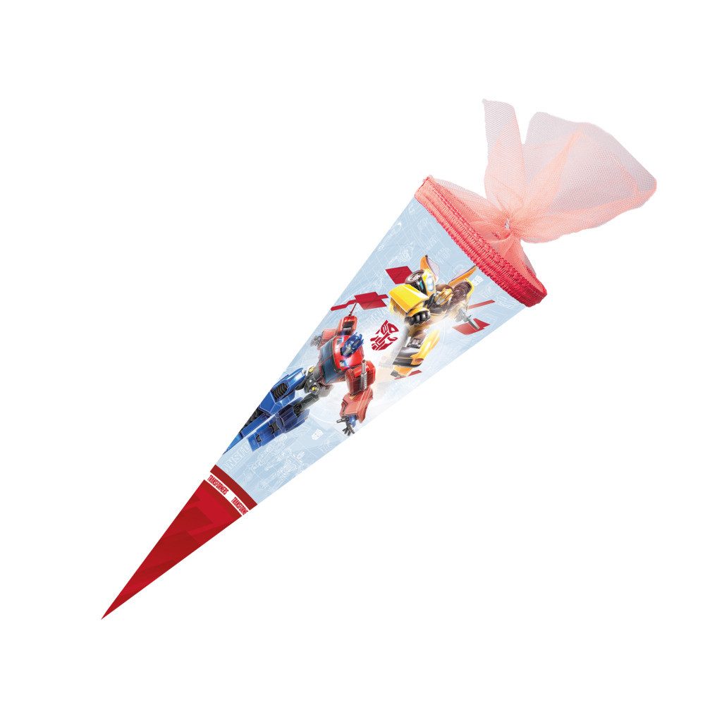 Fotoalbum Nestler Schultüte Transformers Roll Out rund mit Tüllverschluss 50cm