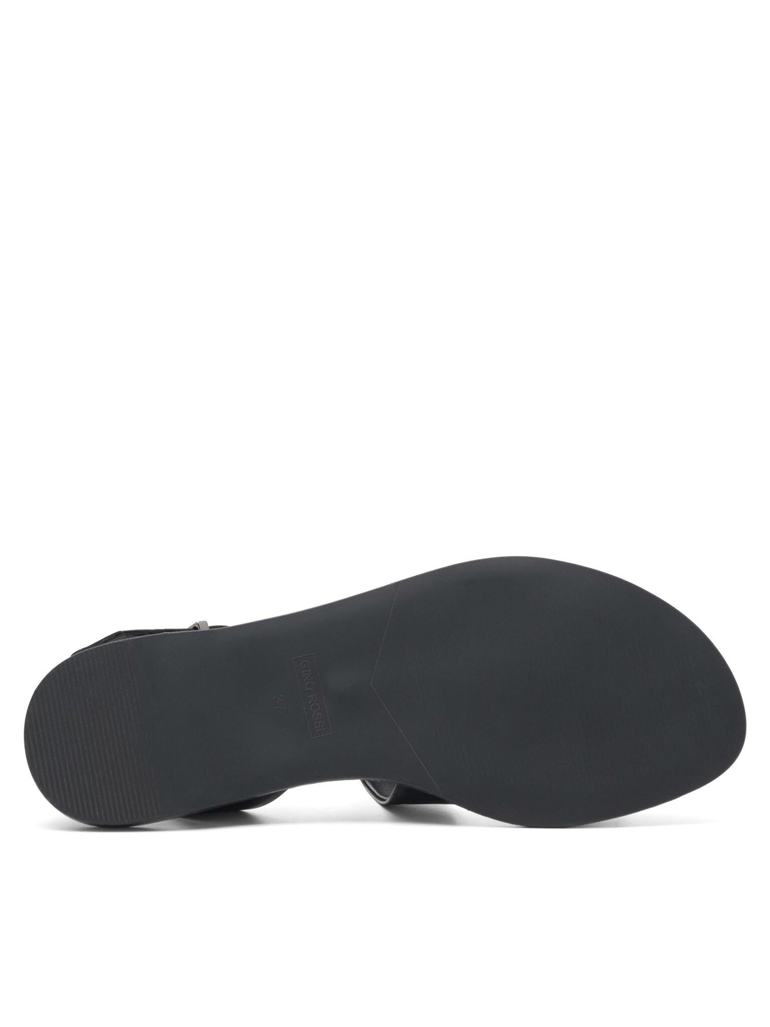 GINO ROSSI Gino Rossi ANCONA 108087 – Damen-Ledersandalen Schwarz Sandale Schnalle, offener Zehenbereich, leicht