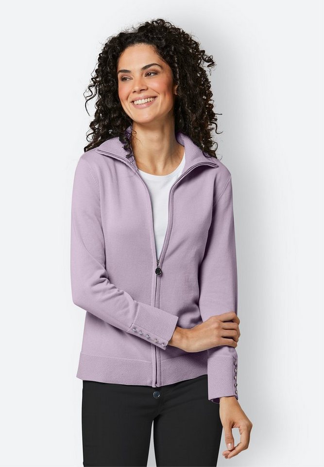 creation L Strickjacke Baumwoll-Strickjacke