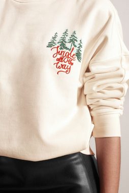 Next Sweatshirt Happy Holidays Weihnachtspullover mit Grafik (1-tlg)